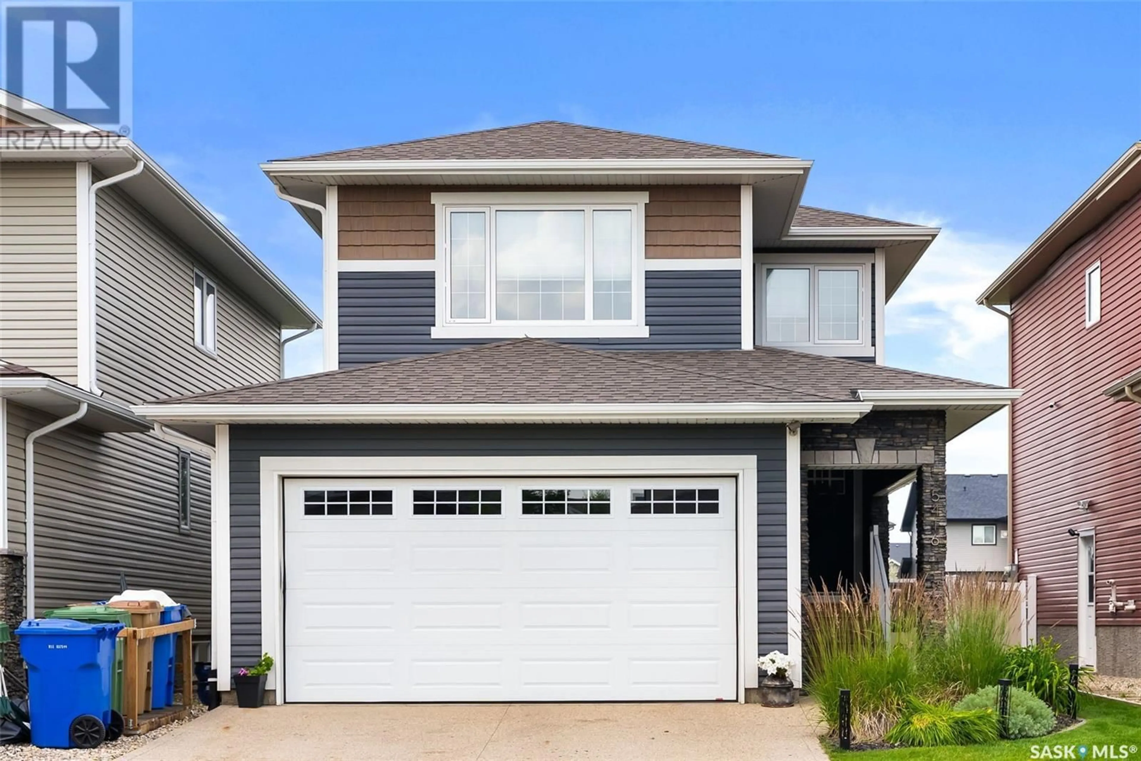 Home with vinyl exterior material, street for 5416 AERIAL CRESCENT, Regina Saskatchewan S4W0C9