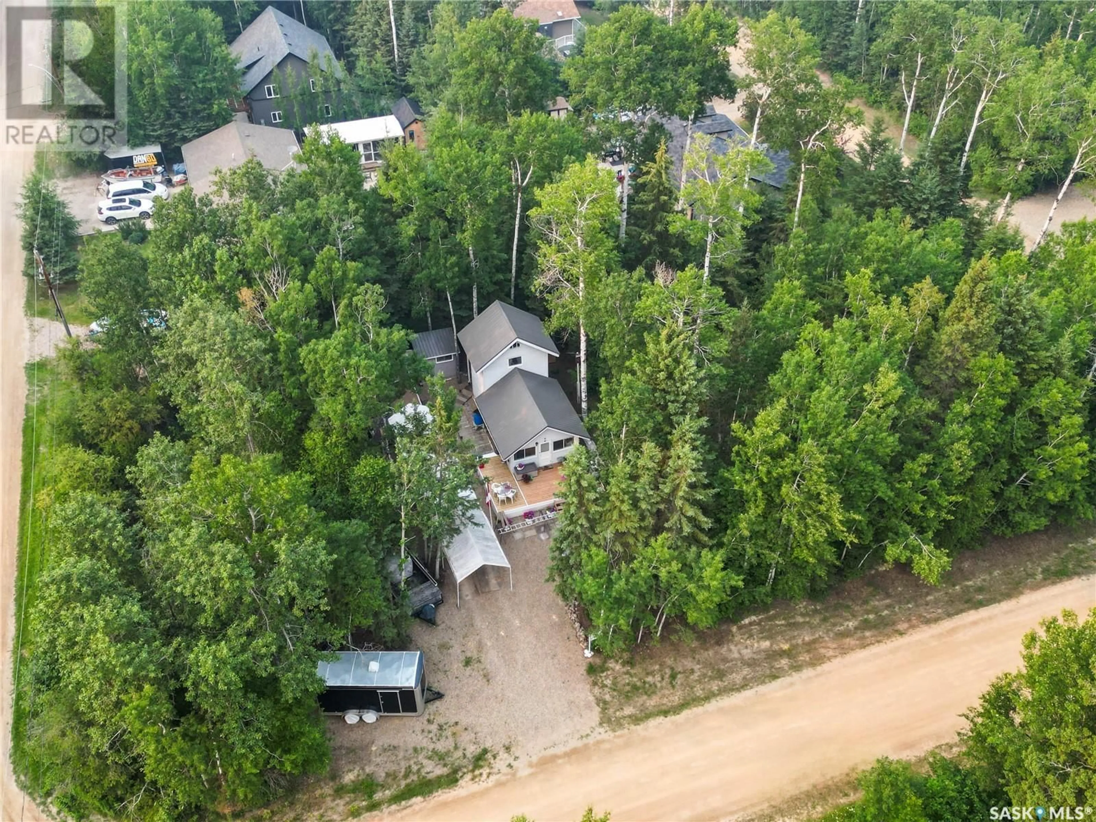A pic from outside/outdoor area/front of a property/back of a property/a pic from drone, forest/trees view for 1004 KENNETH DRIVE, Paddockwood Rm No. 520 Saskatchewan S0J0N0