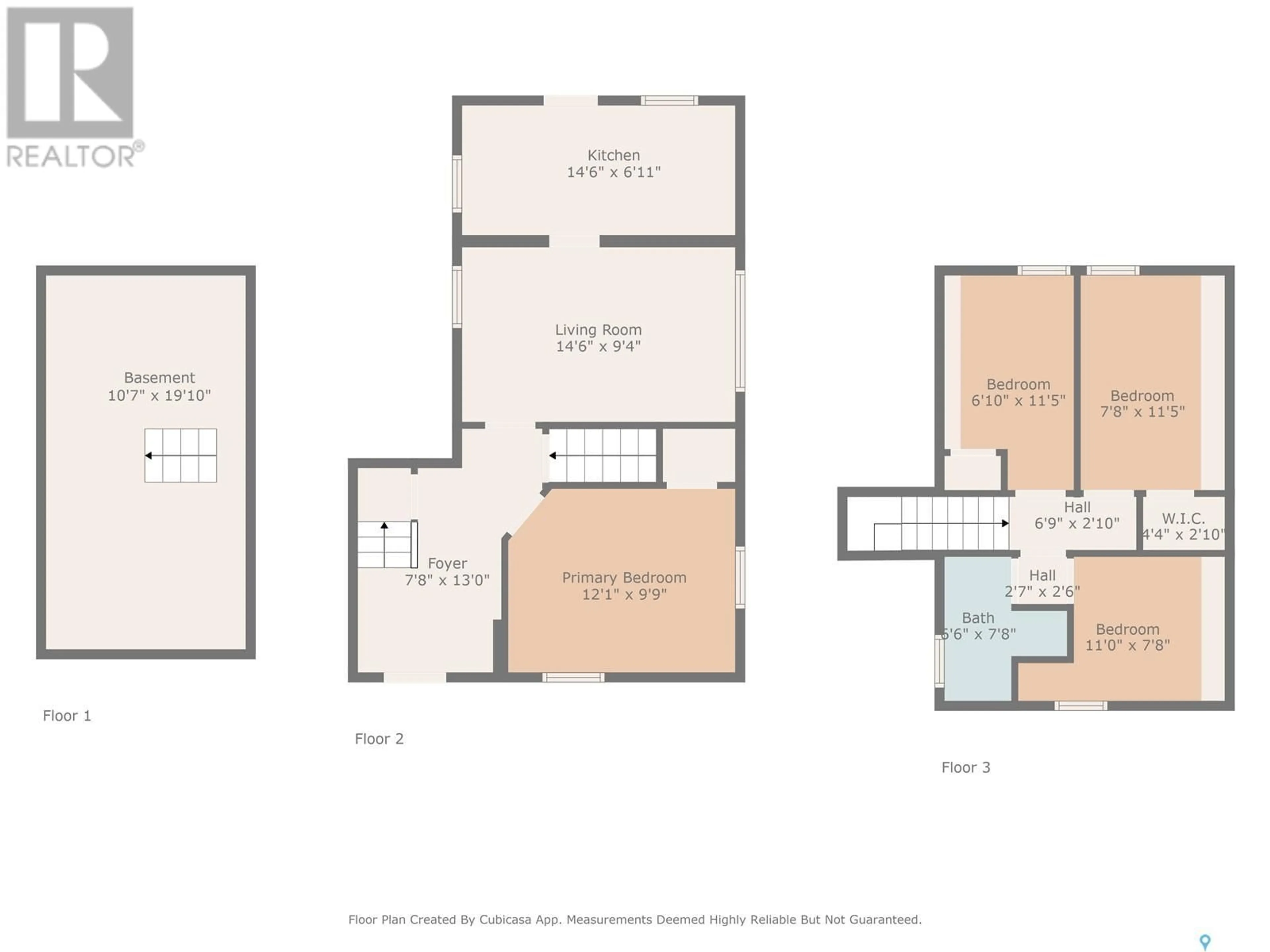 Floor plan for 609 29TH STREET, Saskatoon Saskatchewan S7L0M7