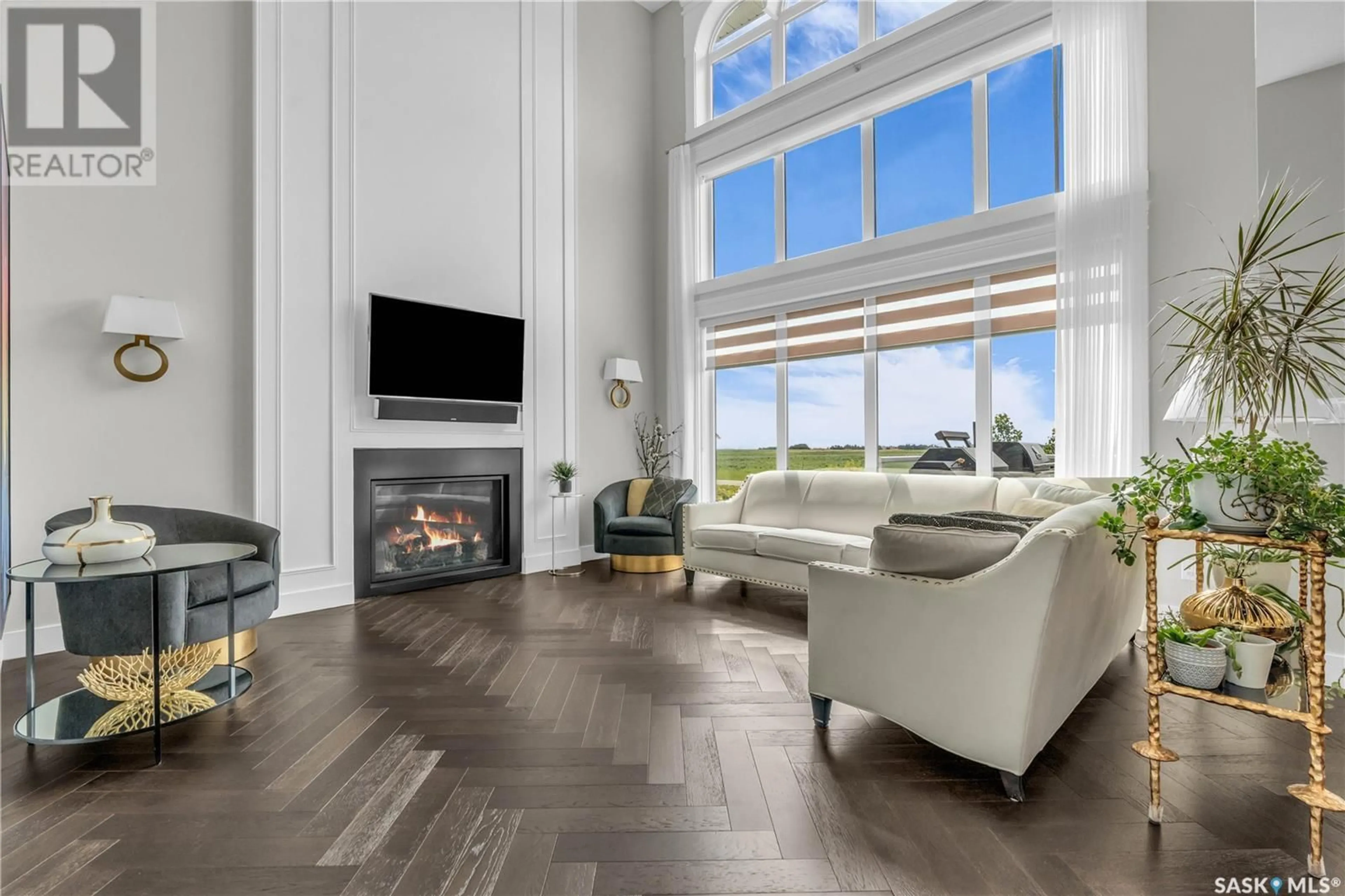 Living room with furniture, unknown for 301 SPRUCE CREEK CRESCENT, Pilot Butte Saskatchewan S4L5B1