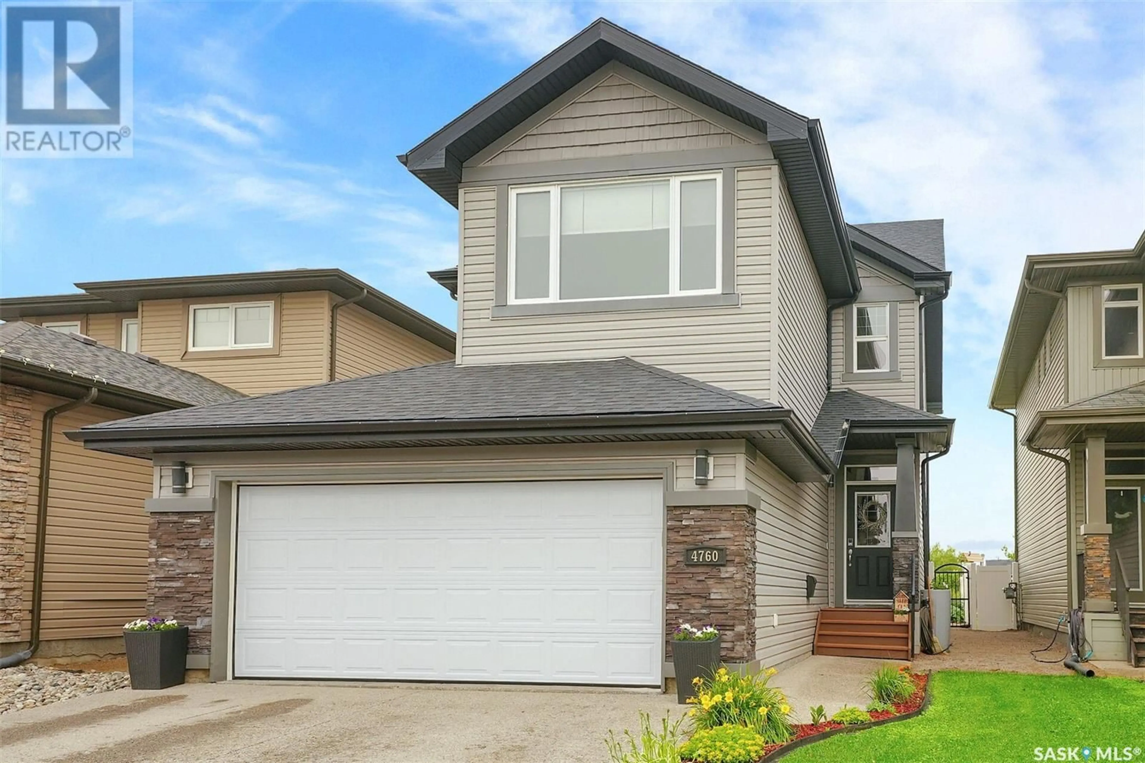 Home with vinyl exterior material, street for 4760 PADWICK AVENUE, Regina Saskatchewan S4W0C4