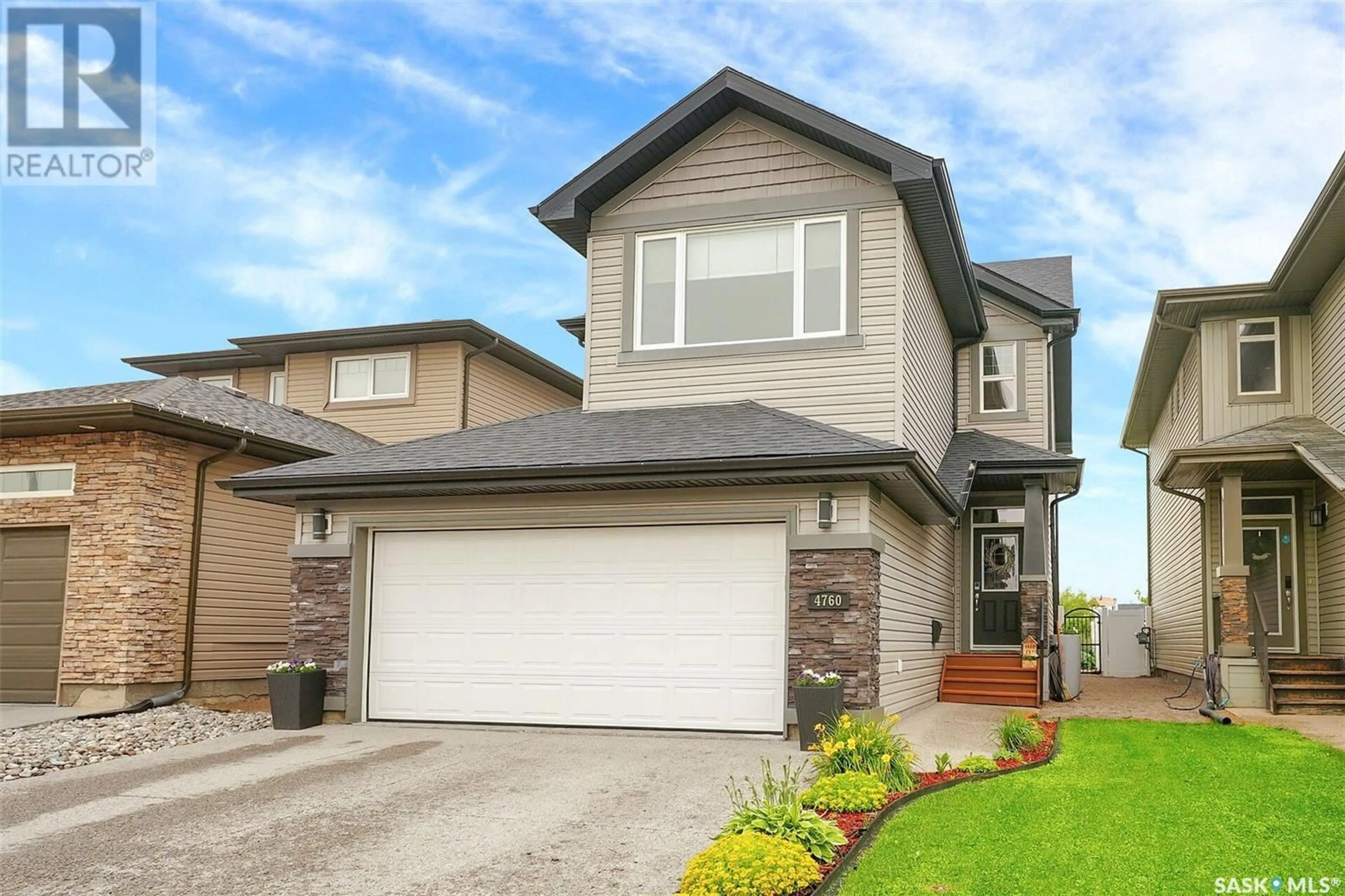 Home with vinyl exterior material, street for 4760 PADWICK AVENUE, Regina Saskatchewan S4W0C4