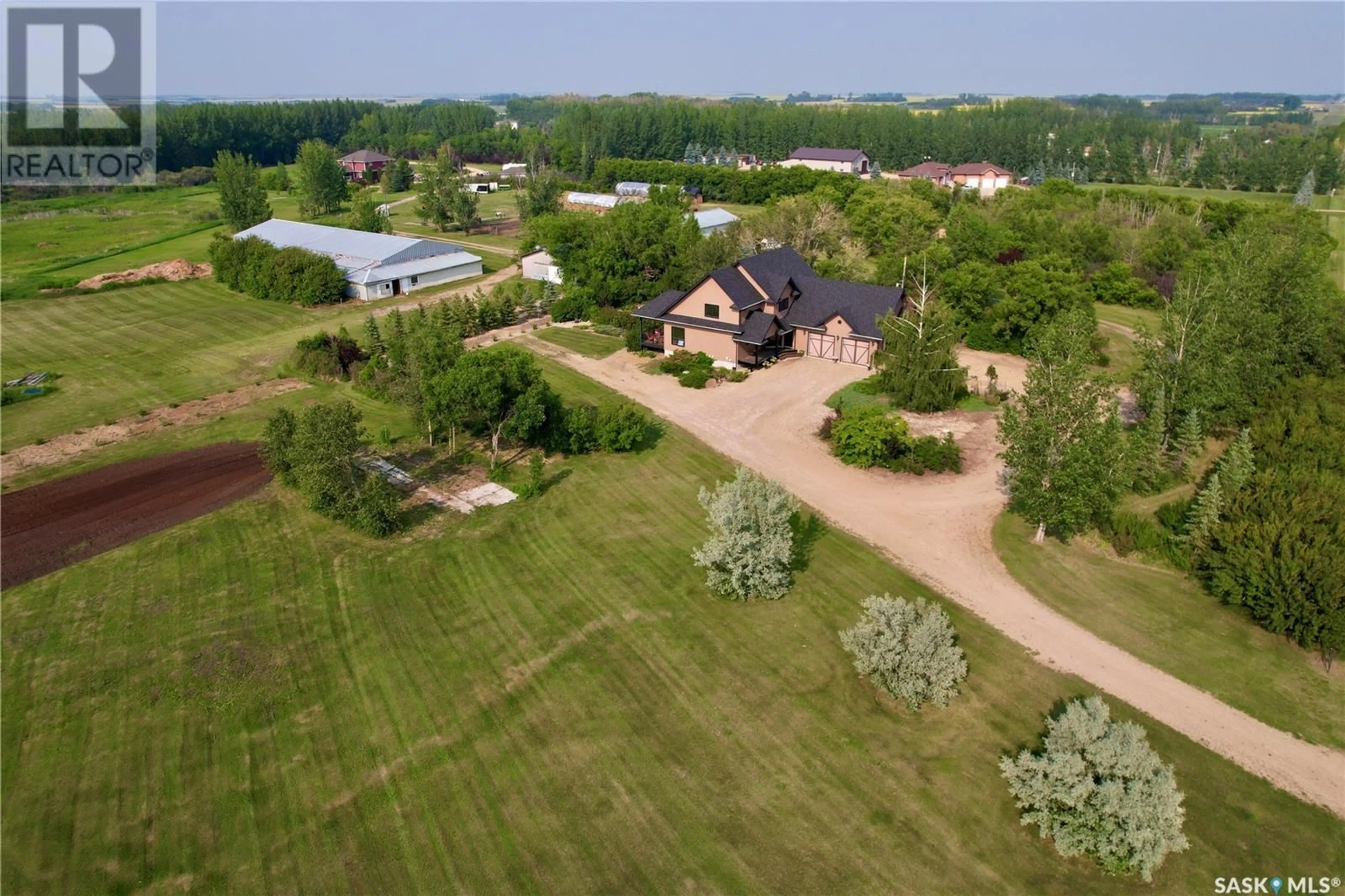 A pic from outside/outdoor area/front of a property/back of a property/a pic from drone, unknown for 110 WIND RIVER ESTATES, Blucher Rm No. 343 Saskatchewan S0K0Y0