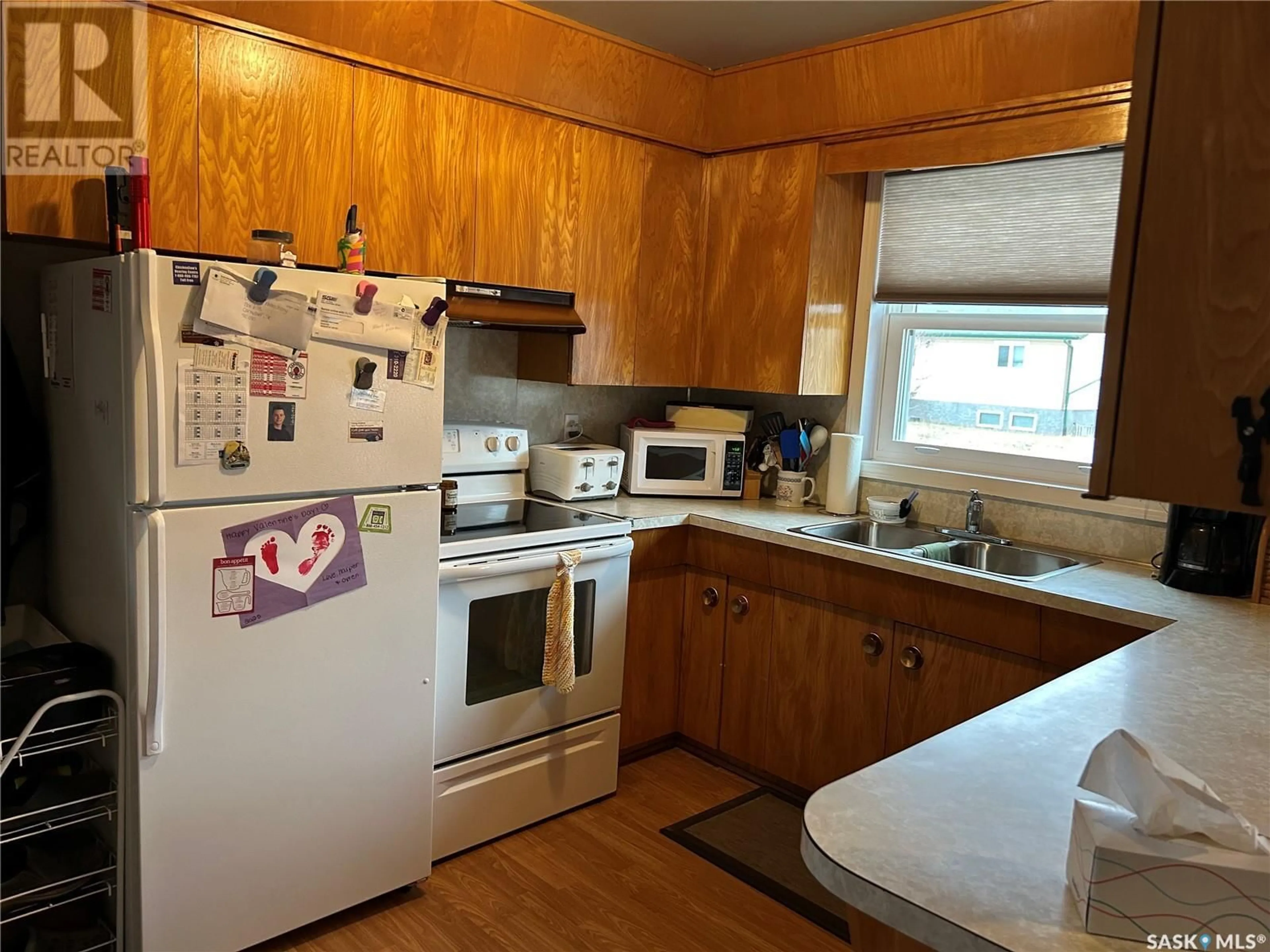 Standard kitchen, wood/laminate floor for 214 3RD STREET, Carnduff Saskatchewan S0C0S0