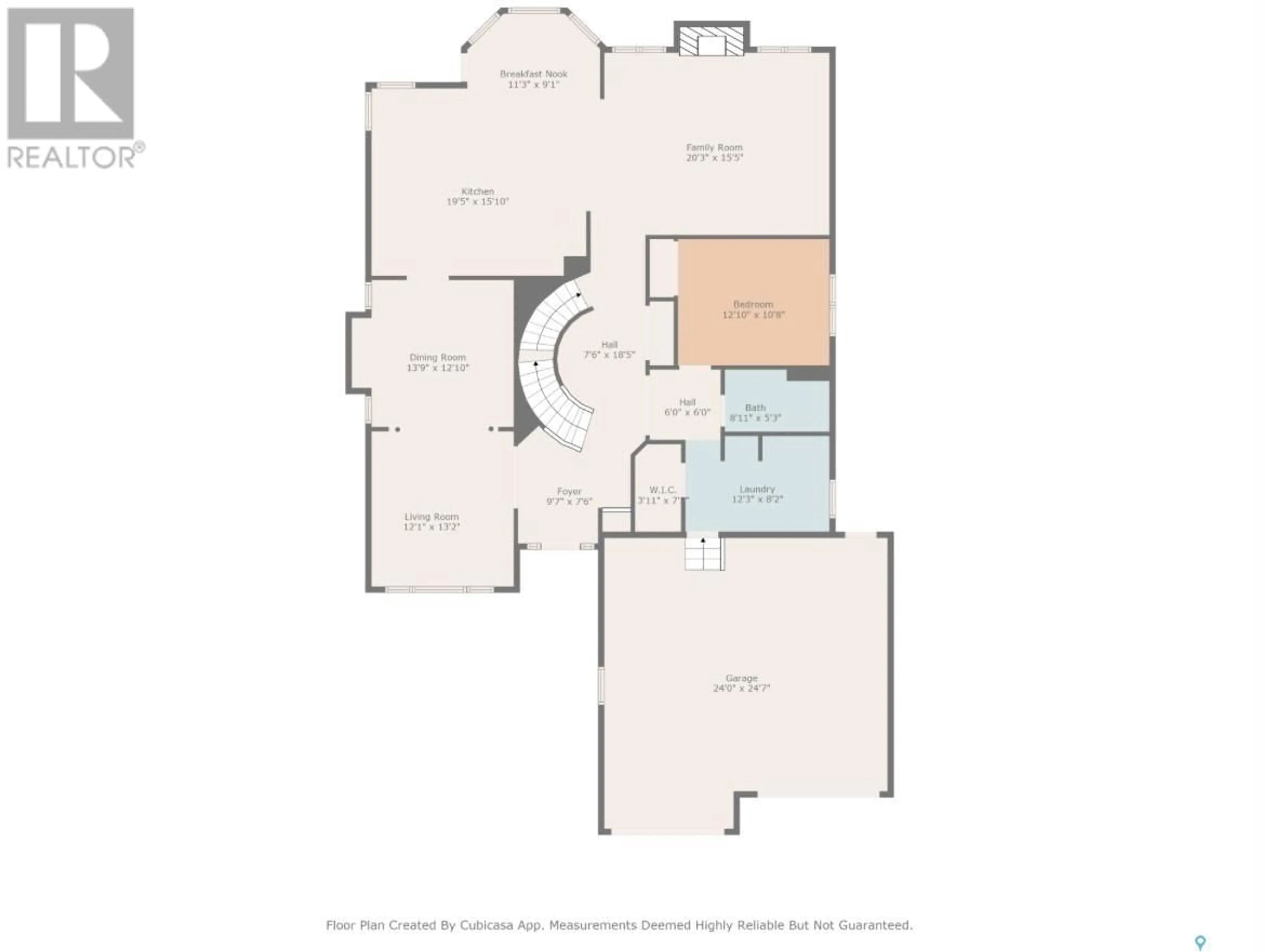 Floor plan for 318 WRIGHT COURT, Saskatoon Saskatchewan S7N4T6