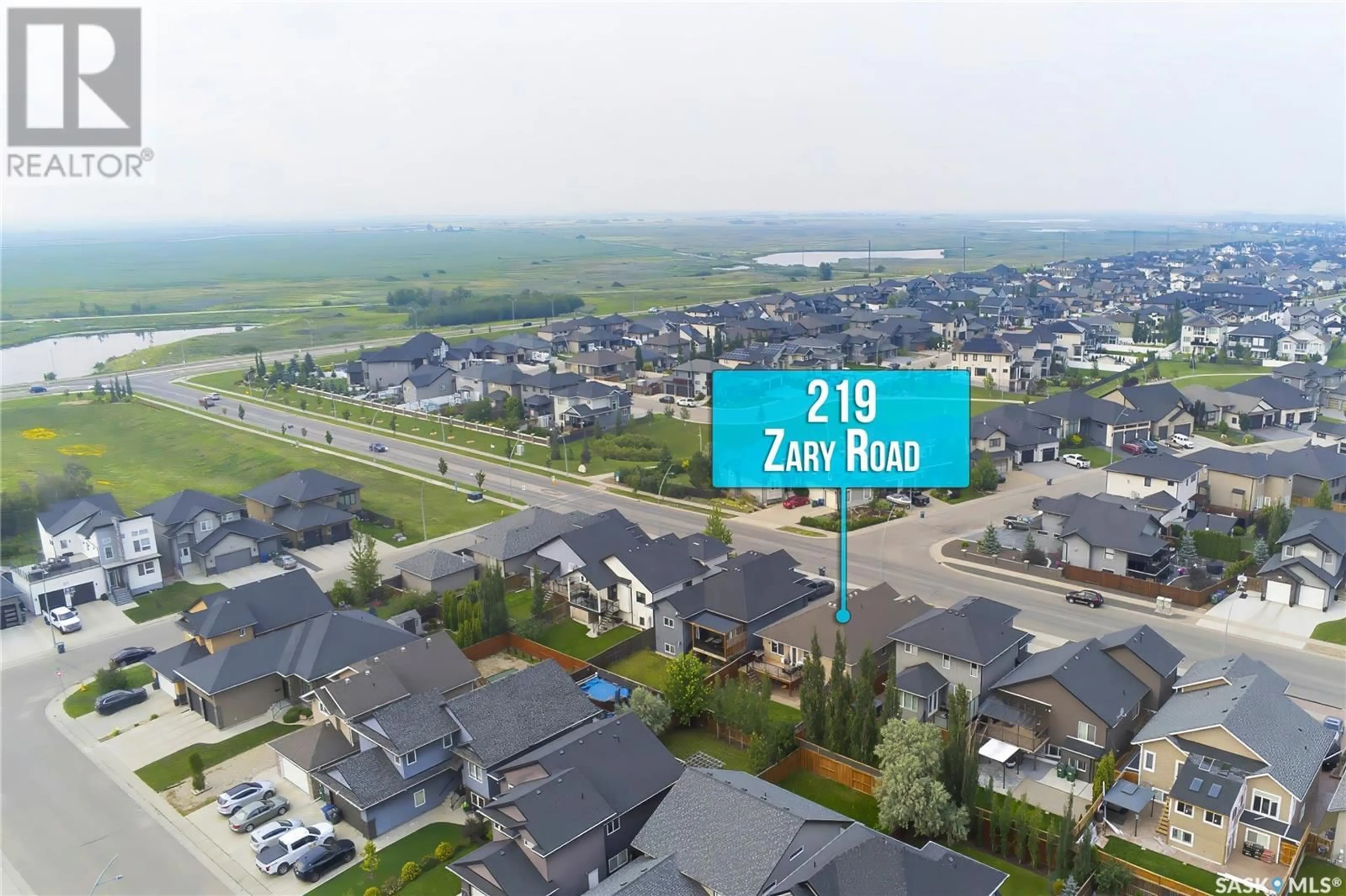 A pic from outside/outdoor area/front of a property/back of a property/a pic from drone, unknown for 219 ZARY ROAD, Saskatoon Saskatchewan S7K0K3
