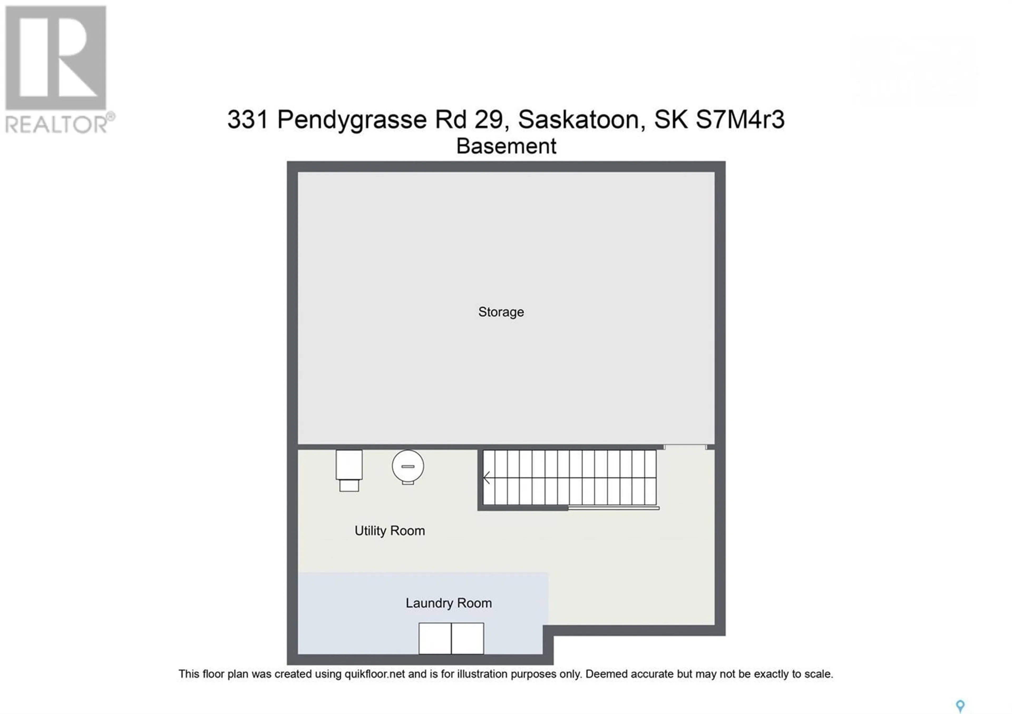 Floor plan for 331 - 29 PENDYGRASSE ROAD, Saskatoon Saskatchewan S7M4R3