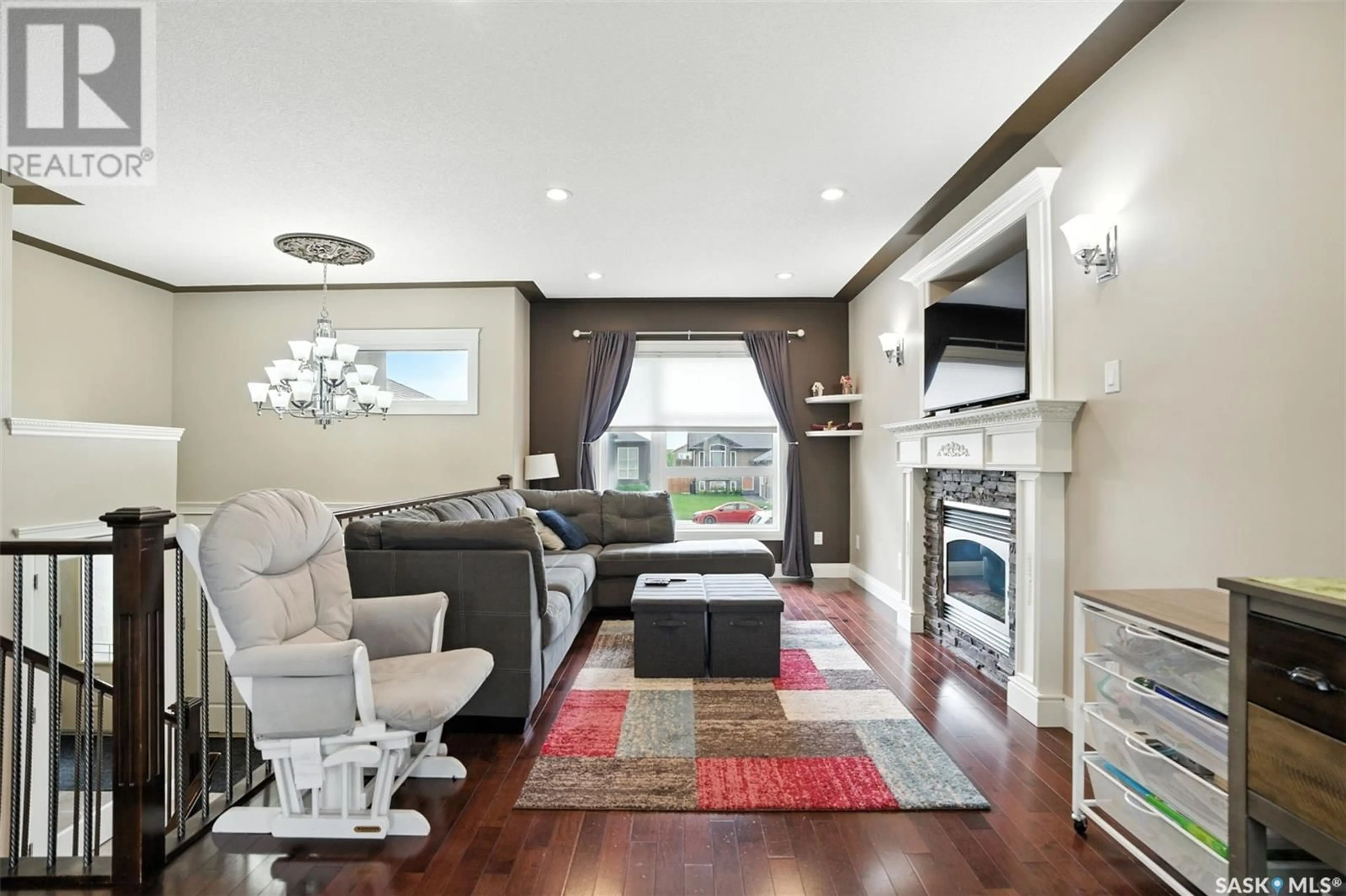 Living room with furniture, unknown for 310 AUGUSTA BOULEVARD, Warman Saskatchewan S0K4S1