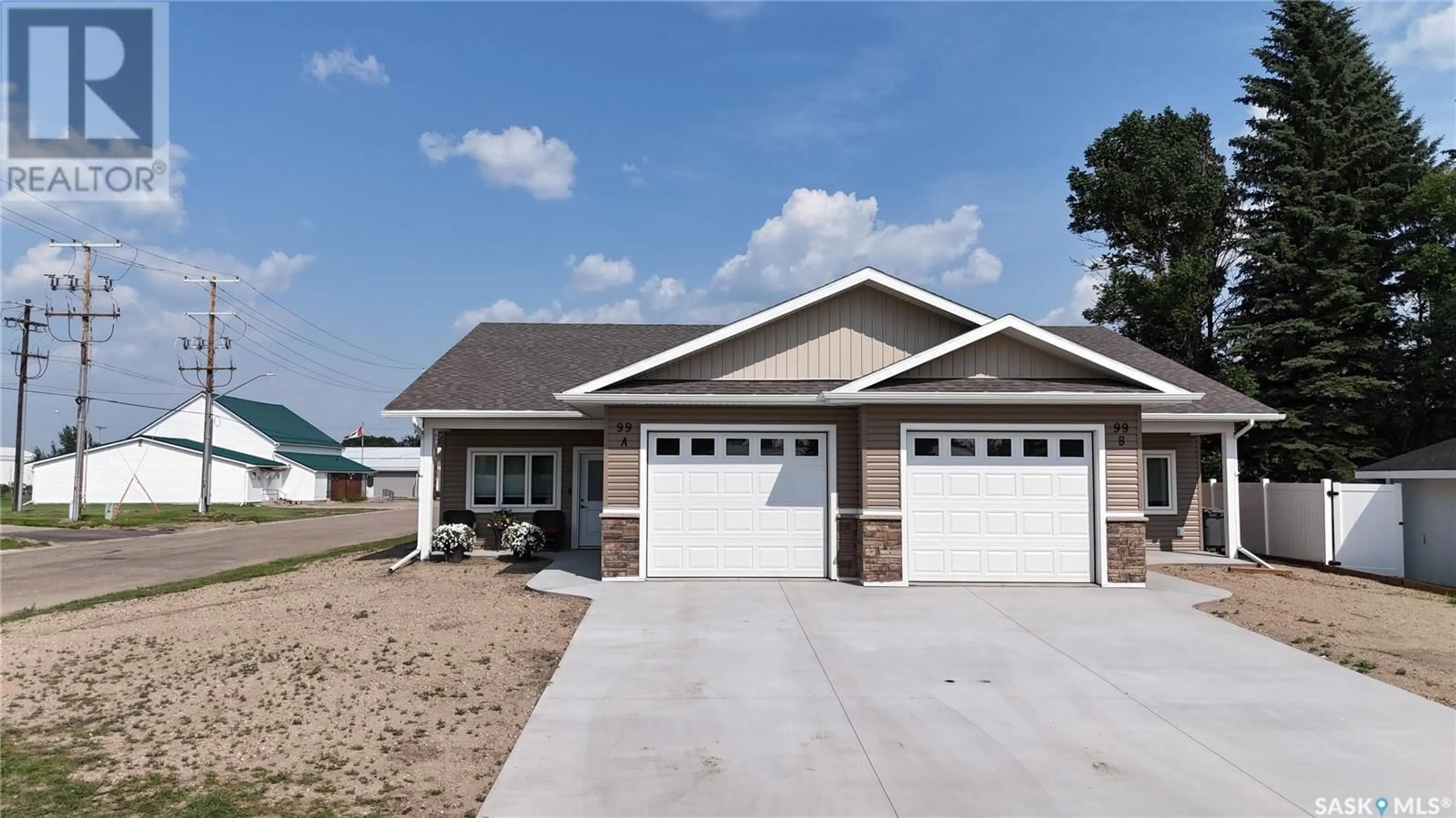 Home with brick exterior material, street for 99A SEMPLE STREET, Outlook Saskatchewan S0L2N0