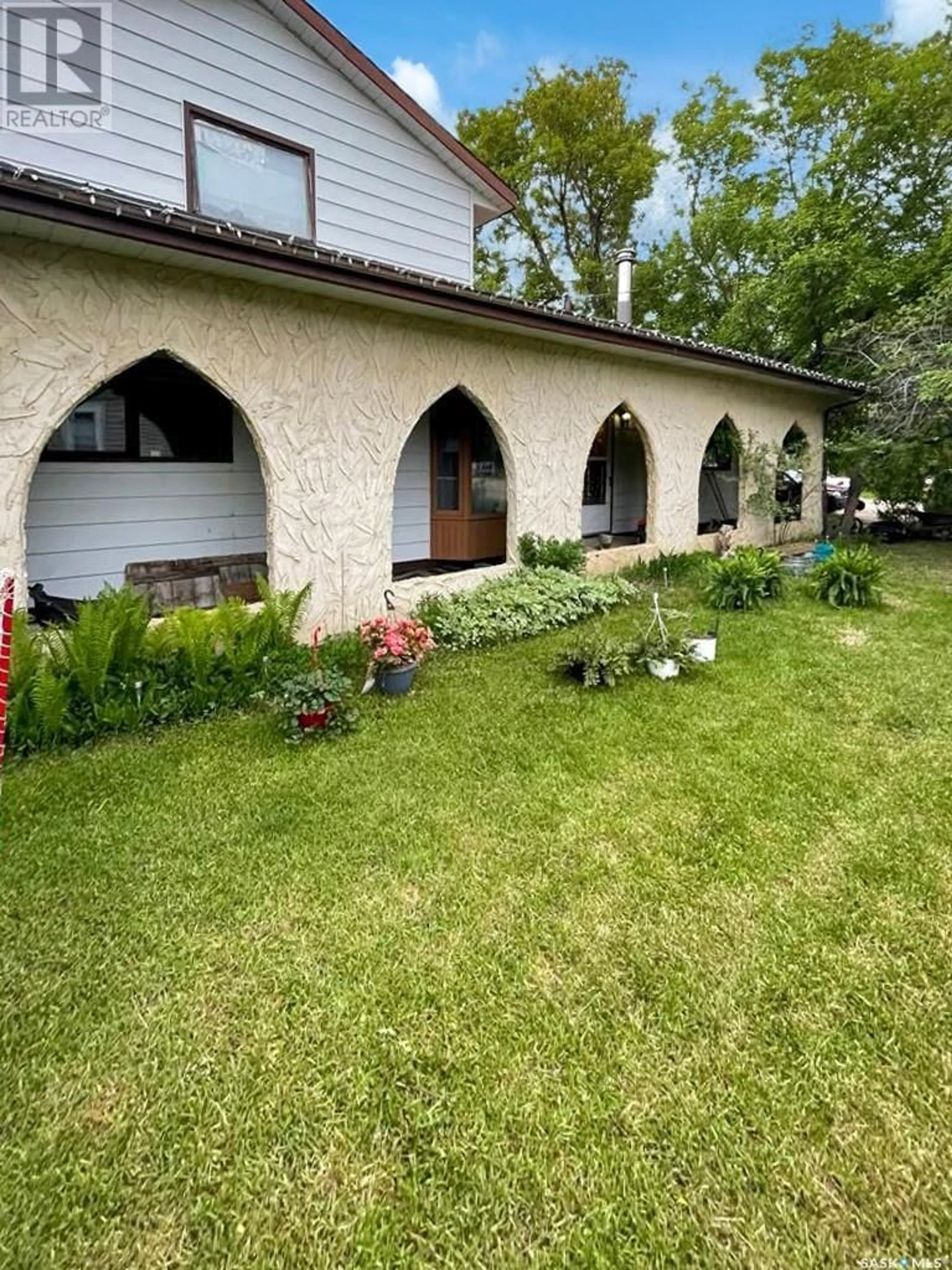 A pic from outside/outdoor area/front of a property/back of a property/a pic from drone, street for 204 ALLAN AVENUE, Saltcoats Saskatchewan S0A3R0