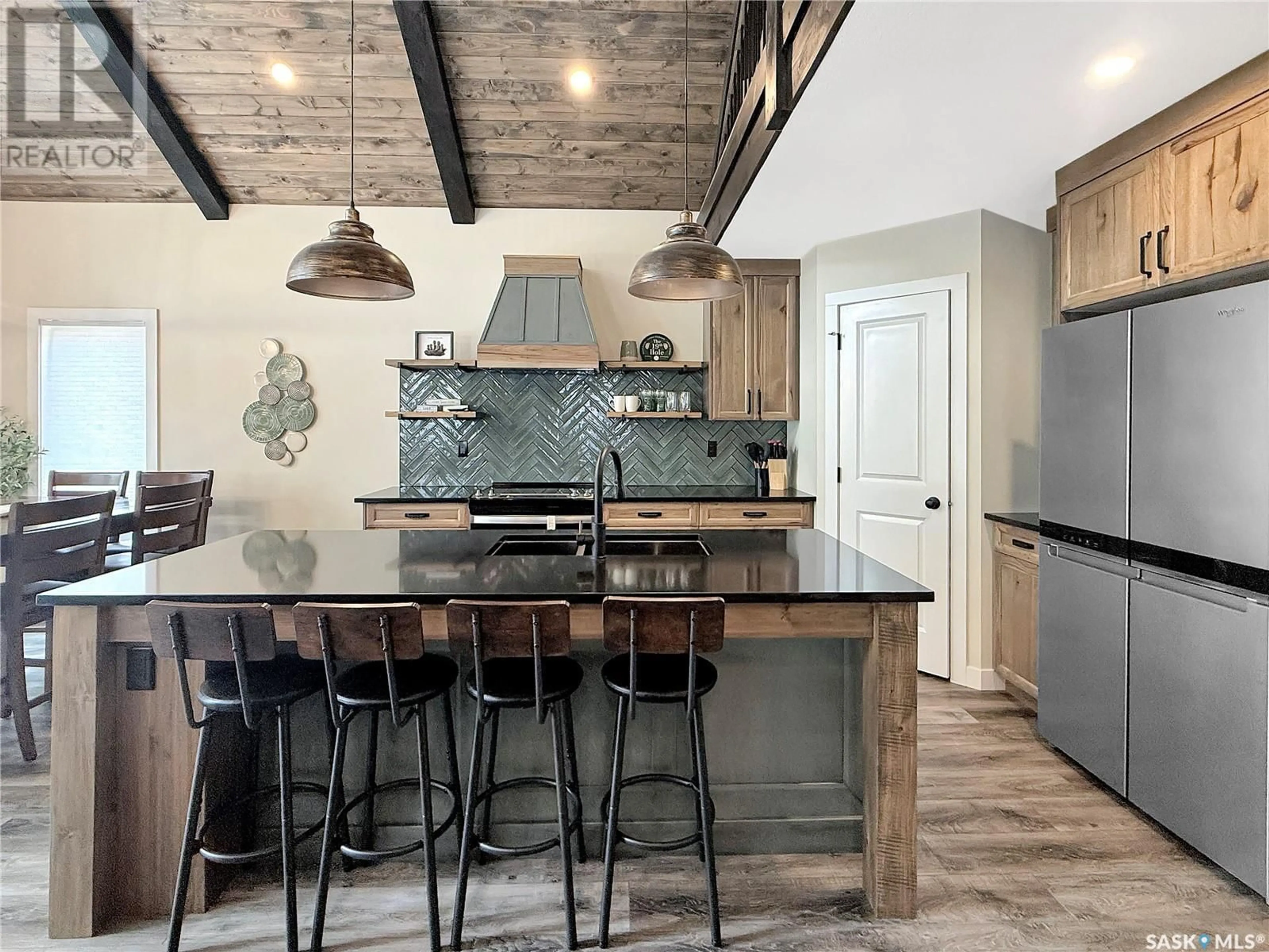 Open concept kitchen, ceramic/tile floor for 116 RUMBERGER ROAD, Candle Lake Saskatchewan S0J3E0