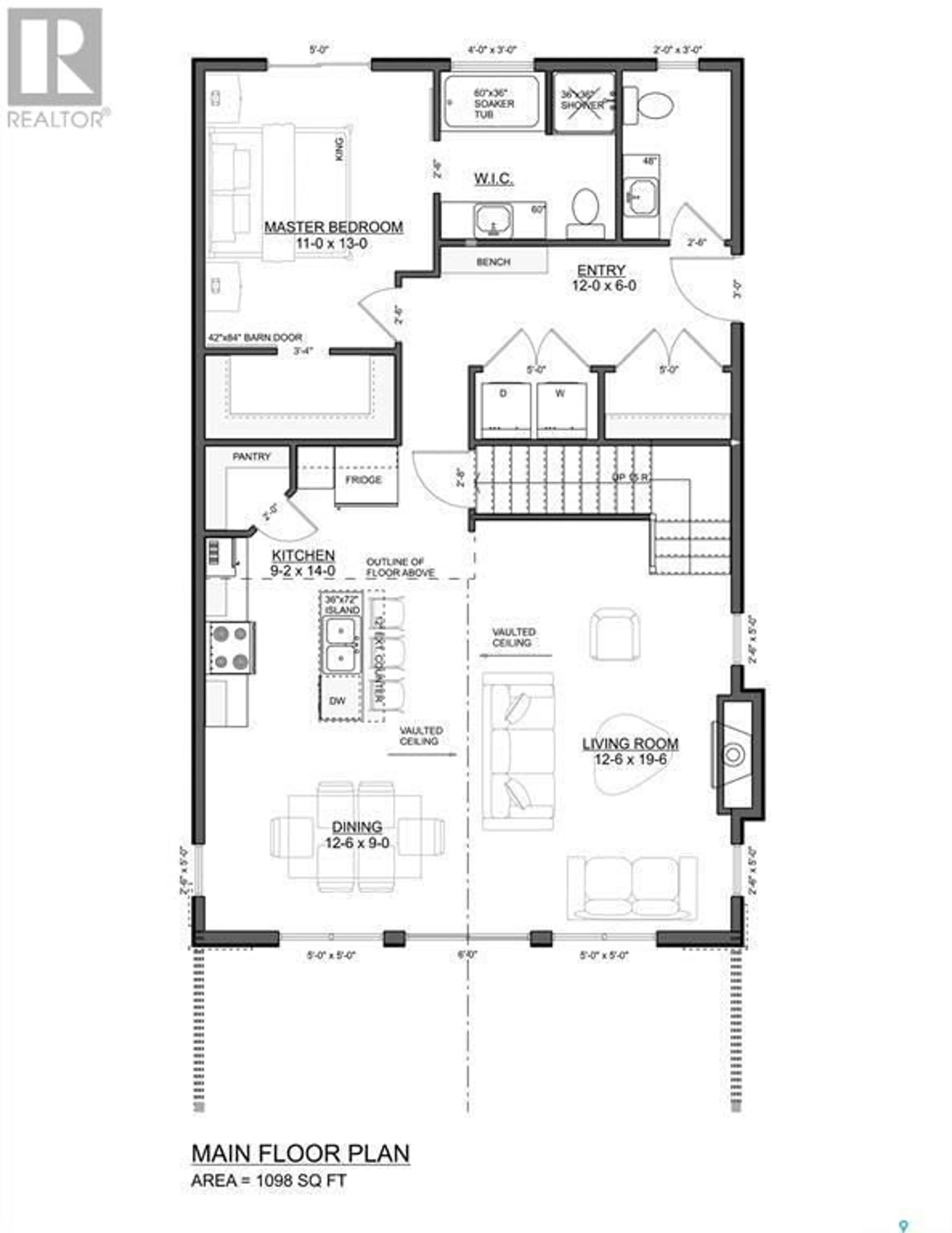 Floor plan for 116 RUMBERGER ROAD, Candle Lake Saskatchewan S0J3E0