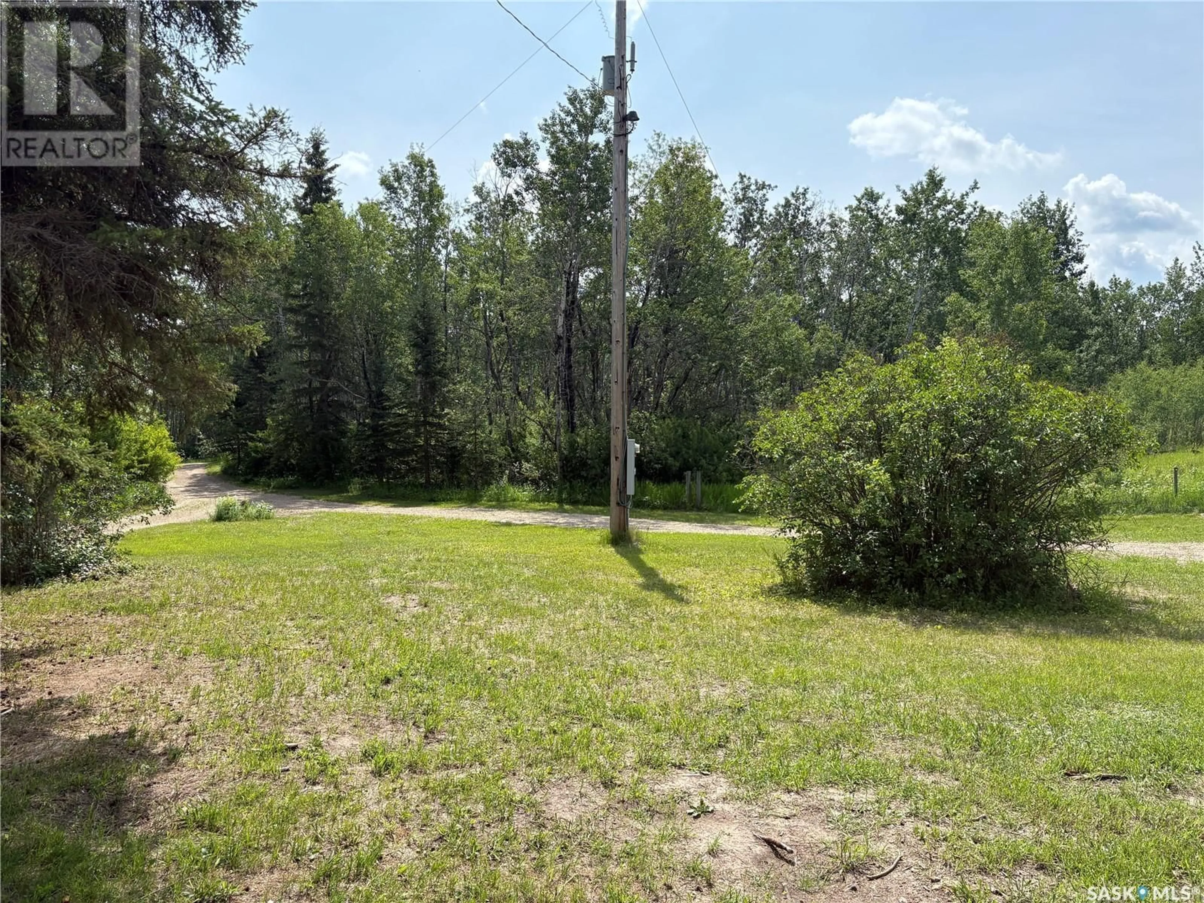A pic from outside/outdoor area/front of a property/back of a property/a pic from drone, forest/trees view for THOMPSON ACREAGE, Canwood Rm No. 494 Saskatchewan S0J0K0