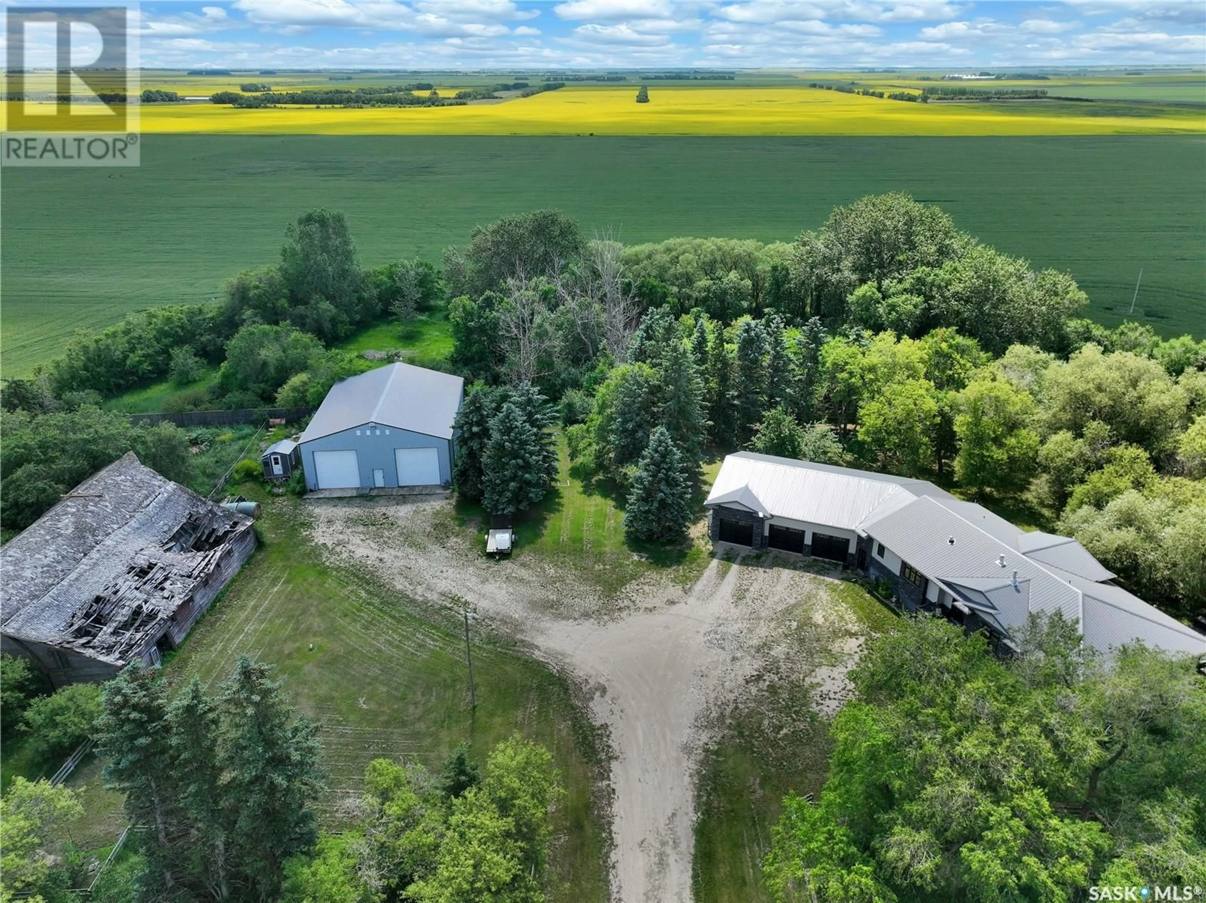 A pic from outside/outdoor area/front of a property/back of a property/a pic from drone, unknown for LAZY DOLLAR RANCH, Brock Rm No. 64 Saskatchewan S0C0G0