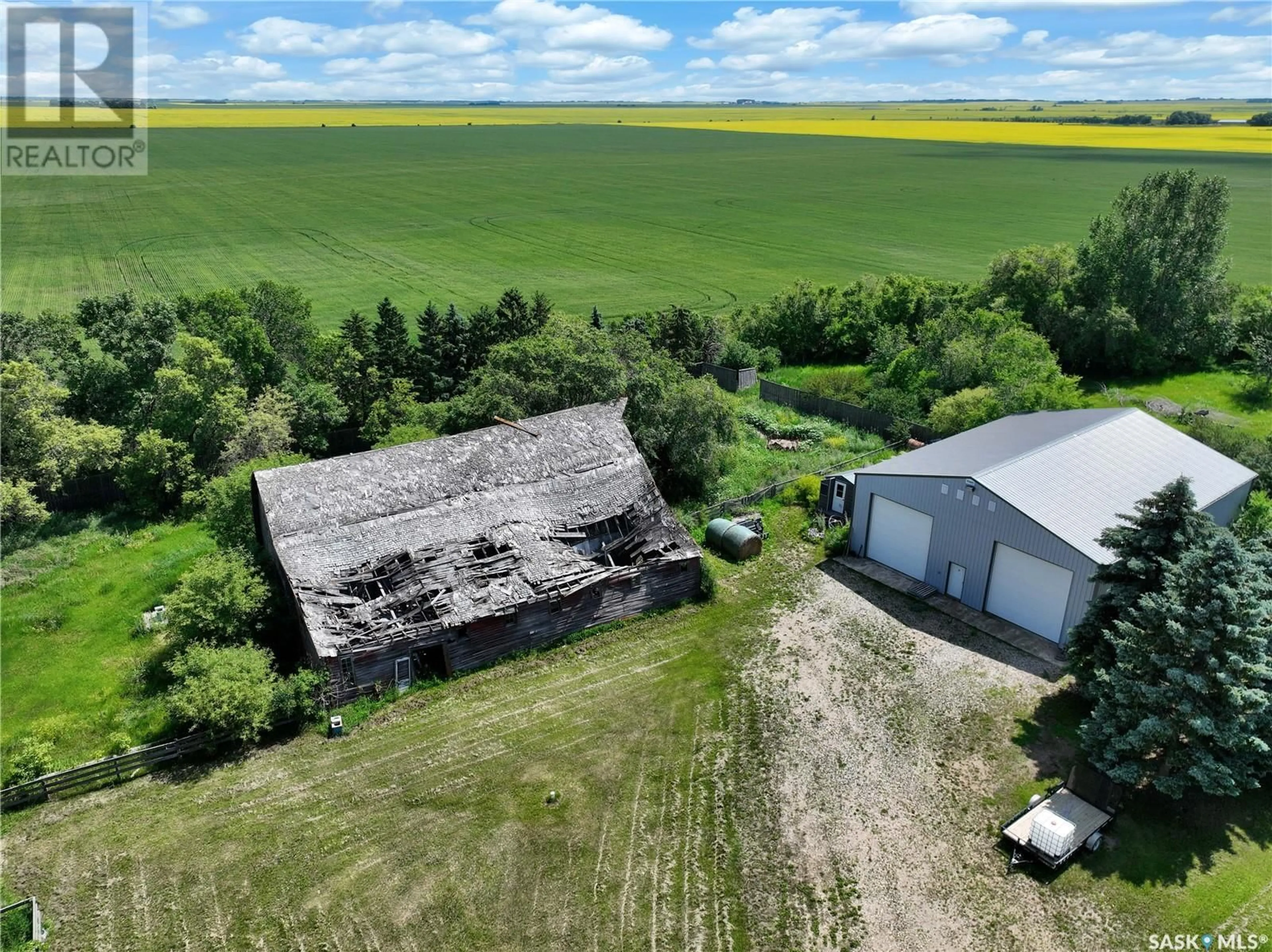 A pic from outside/outdoor area/front of a property/back of a property/a pic from drone, building for LAZY DOLLAR RANCH, Brock Rm No. 64 Saskatchewan S0C0G0
