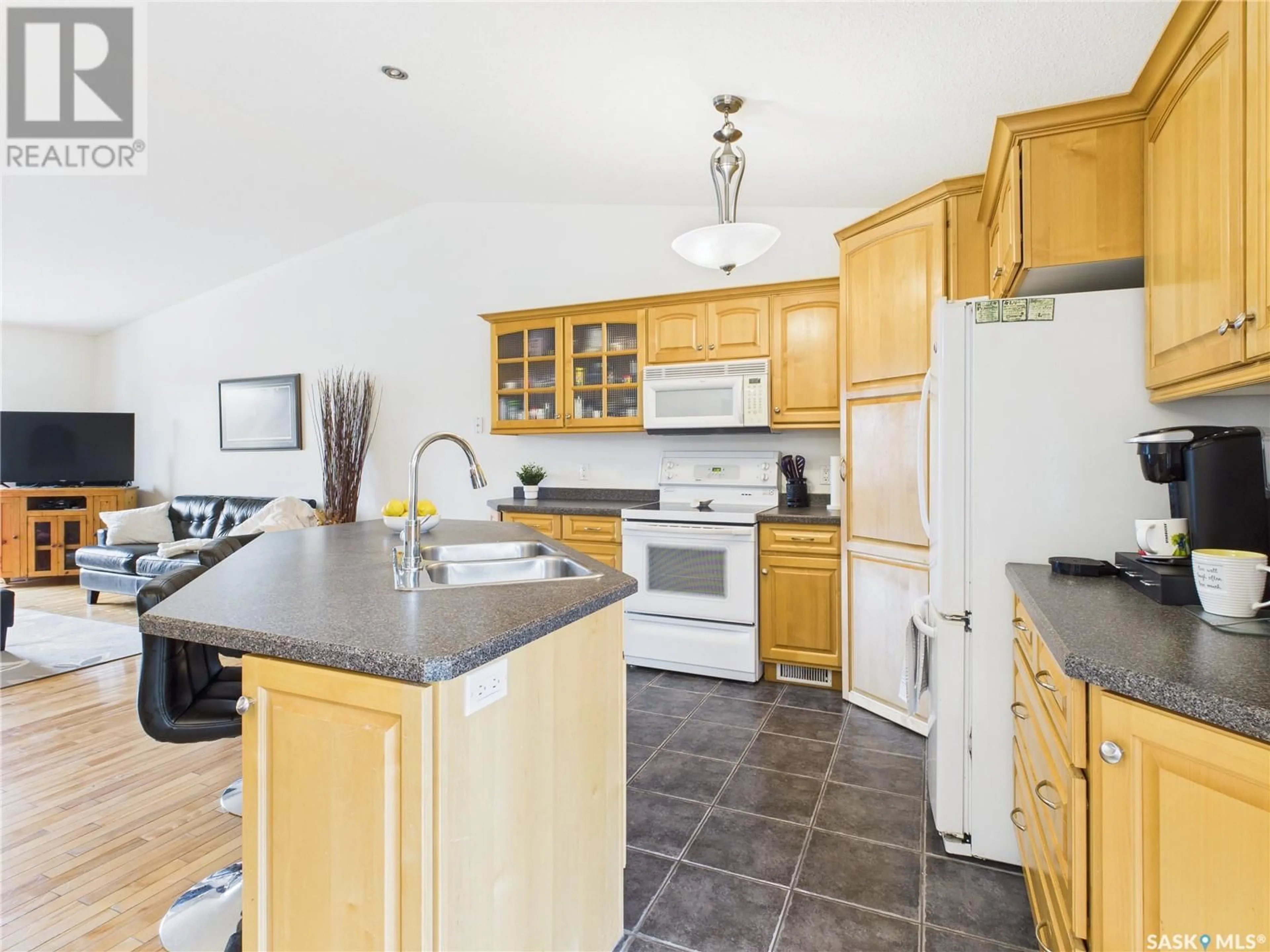 Open concept kitchen, ceramic/tile floor for 615 CASEY ROAD, Prince Albert Saskatchewan S6V8C9
