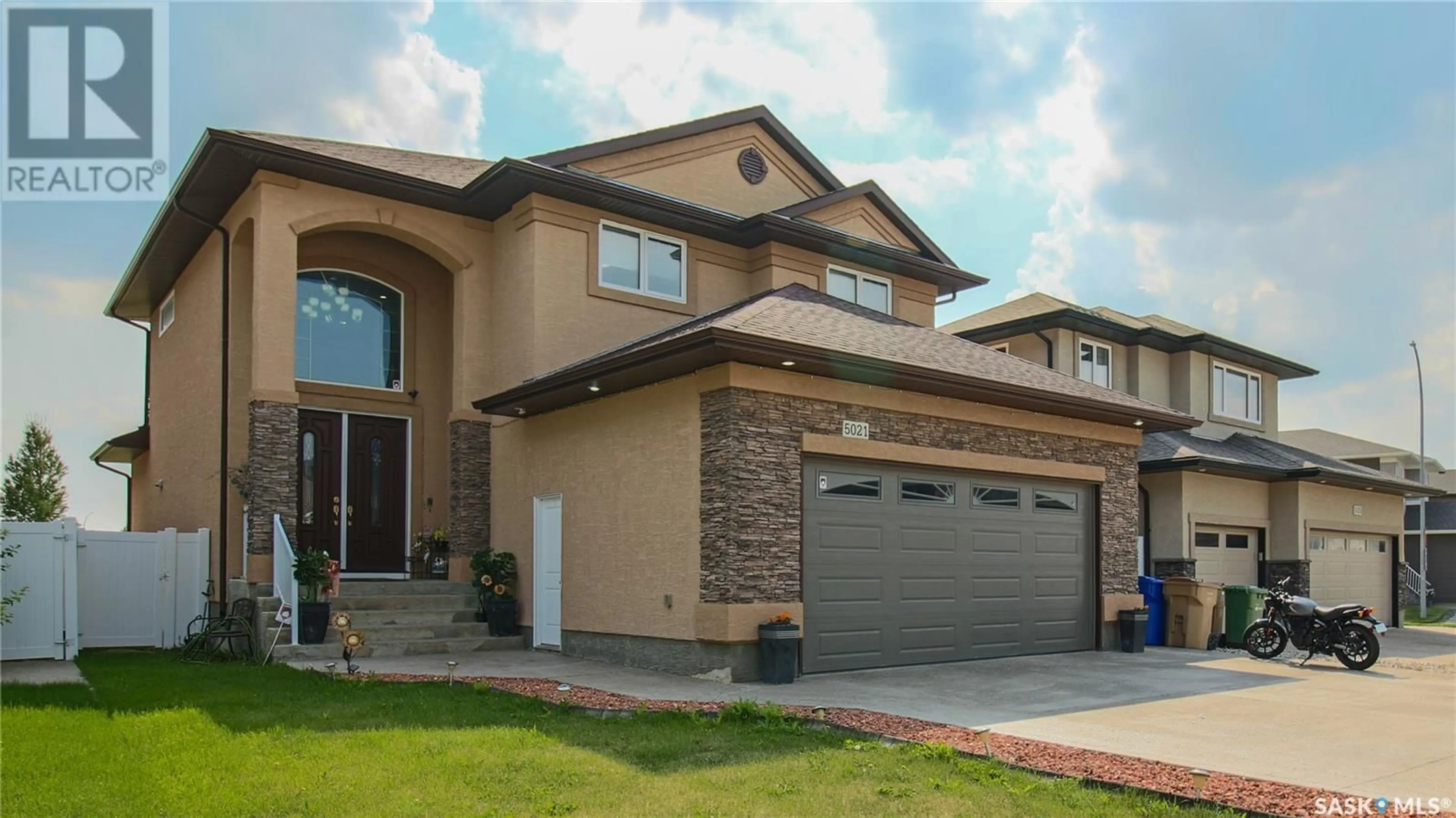 Home with brick exterior material, street for 5021 ANTHONY WAY, Regina Saskatchewan S4X0H4