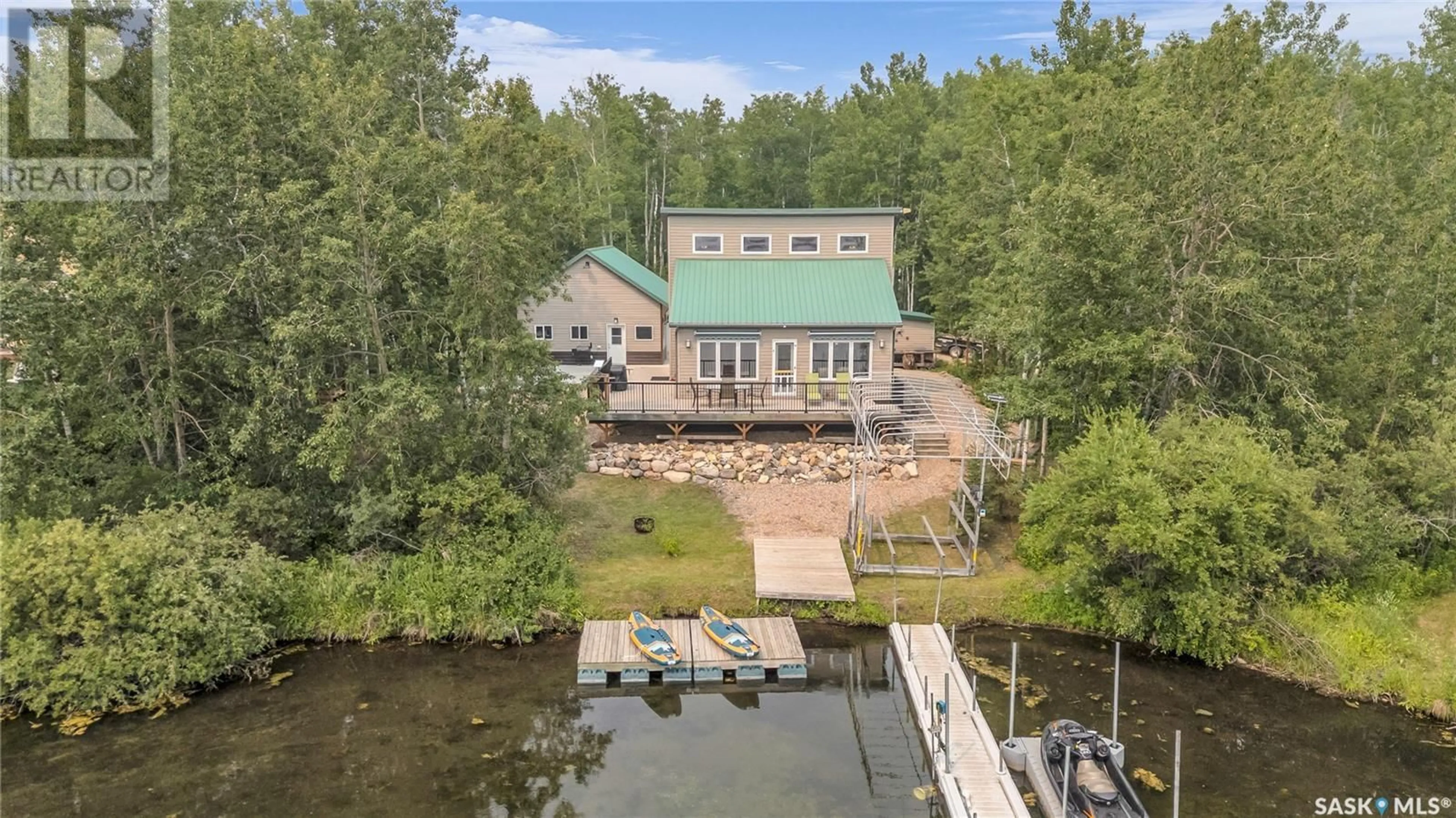 A pic from outside/outdoor area/front of a property/back of a property/a pic from drone, water/lake/river/ocean view for Lot 8 MISTY BAY DRIVE, Big Shell Saskatchewan S0J2G0