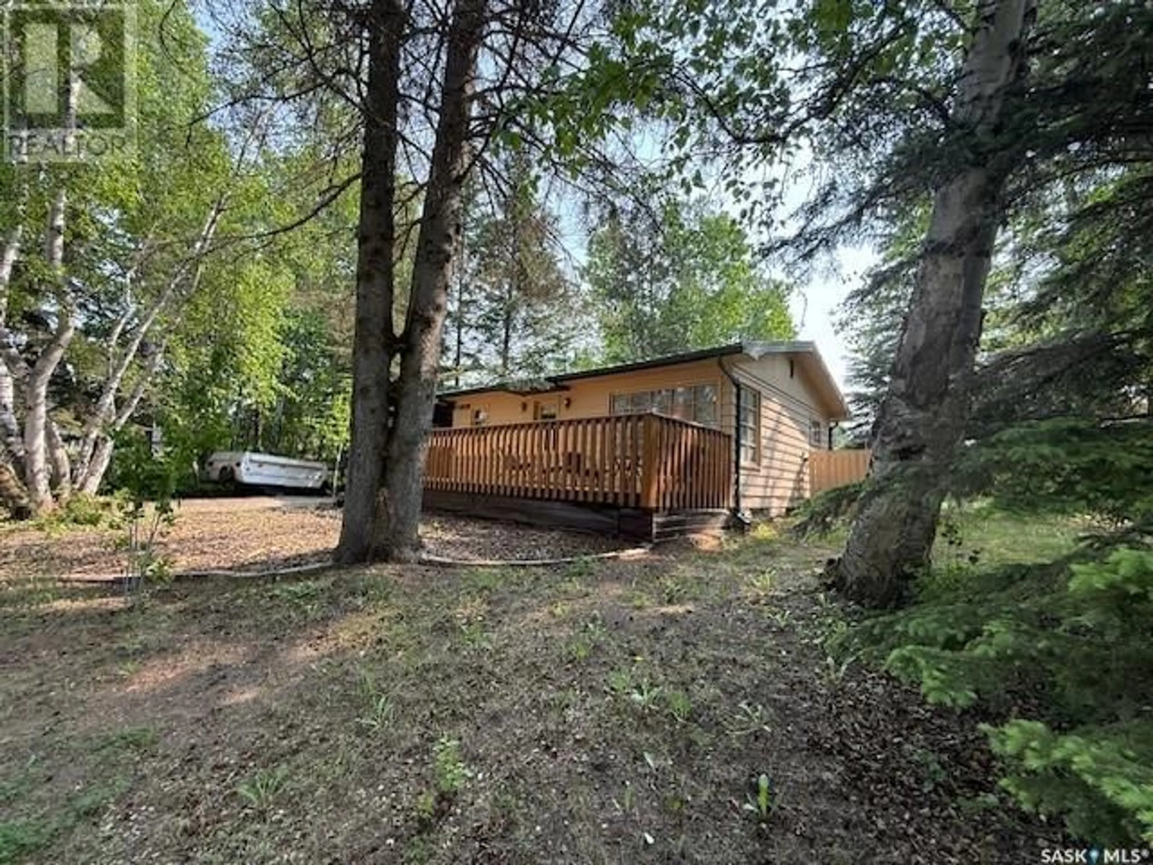 A pic from outside/outdoor area/front of a property/back of a property/a pic from drone, forest/trees view for 214 WILLOW AVENUE, Duck Mountain Provincial Park Saskatchewan S0A1S0