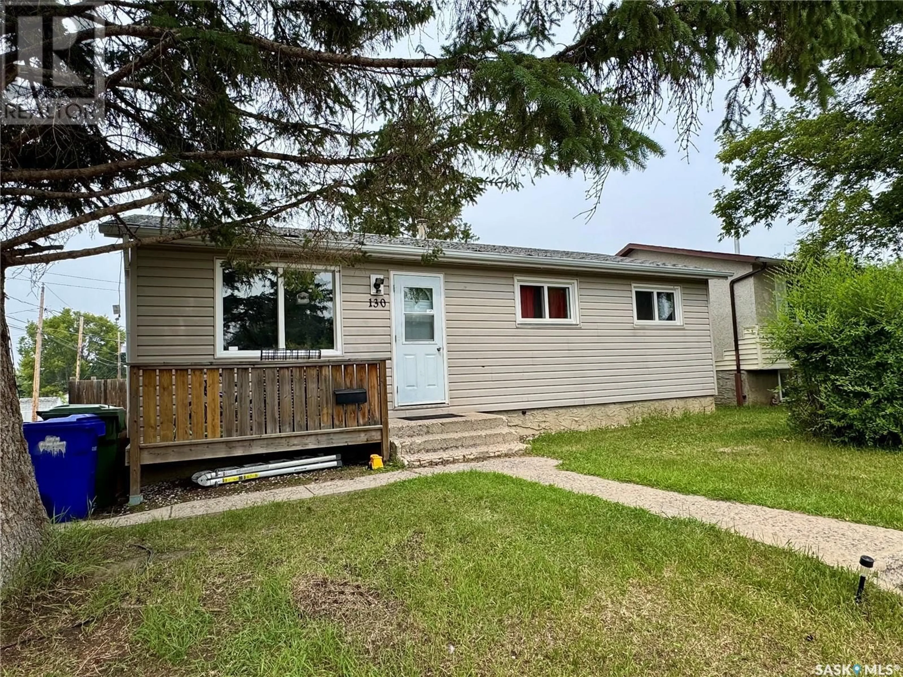 Home with vinyl exterior material, street for 130 DONALDSON STREET, Prince Albert Saskatchewan S6V5Y8