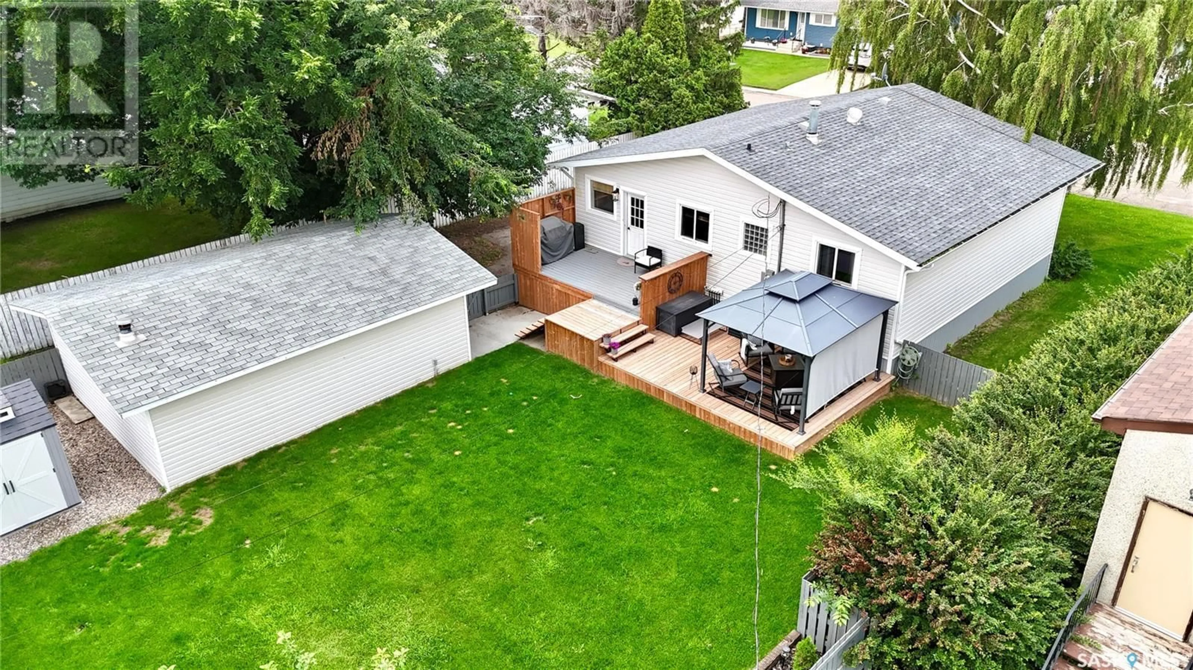A pic from outside/outdoor area/front of a property/back of a property/a pic from drone, street for 303 HEARN STREET, Outlook Saskatchewan S0L2N0