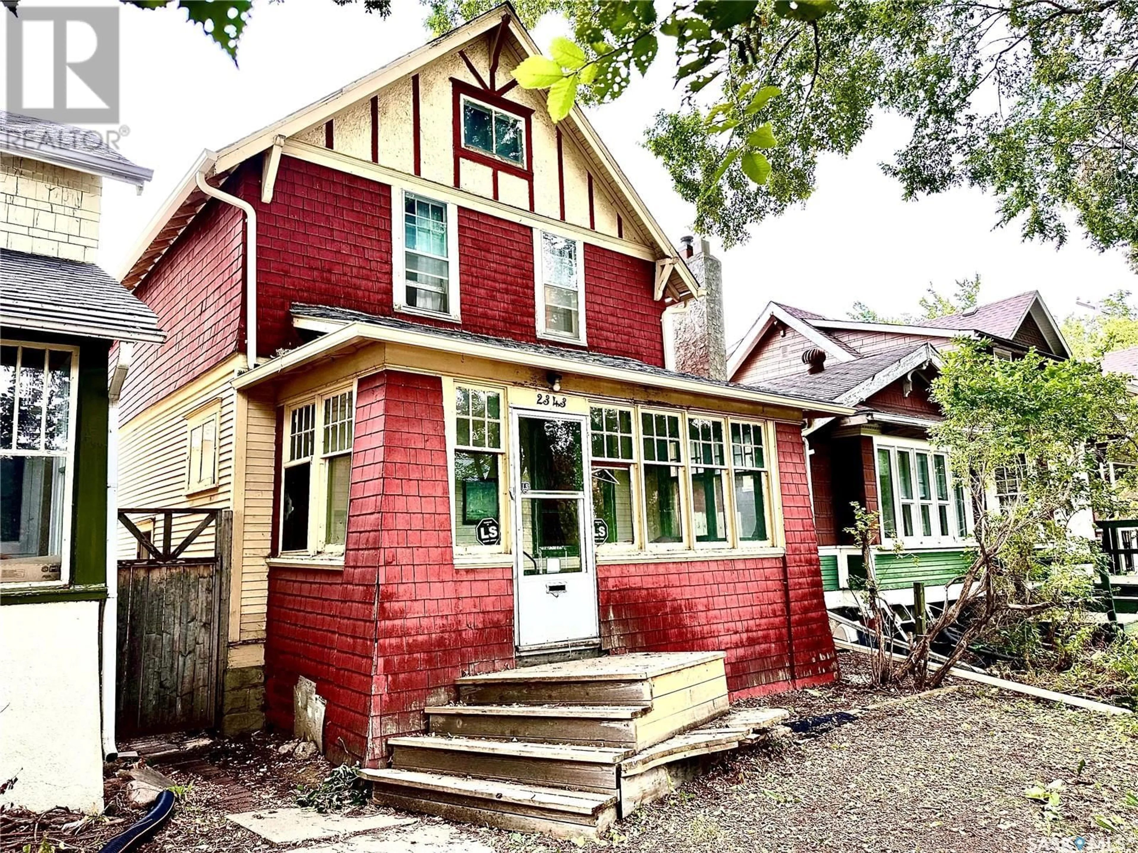 Home with brick exterior material, street for 2343 QUEBEC STREET, Regina Saskatchewan S4P1K5