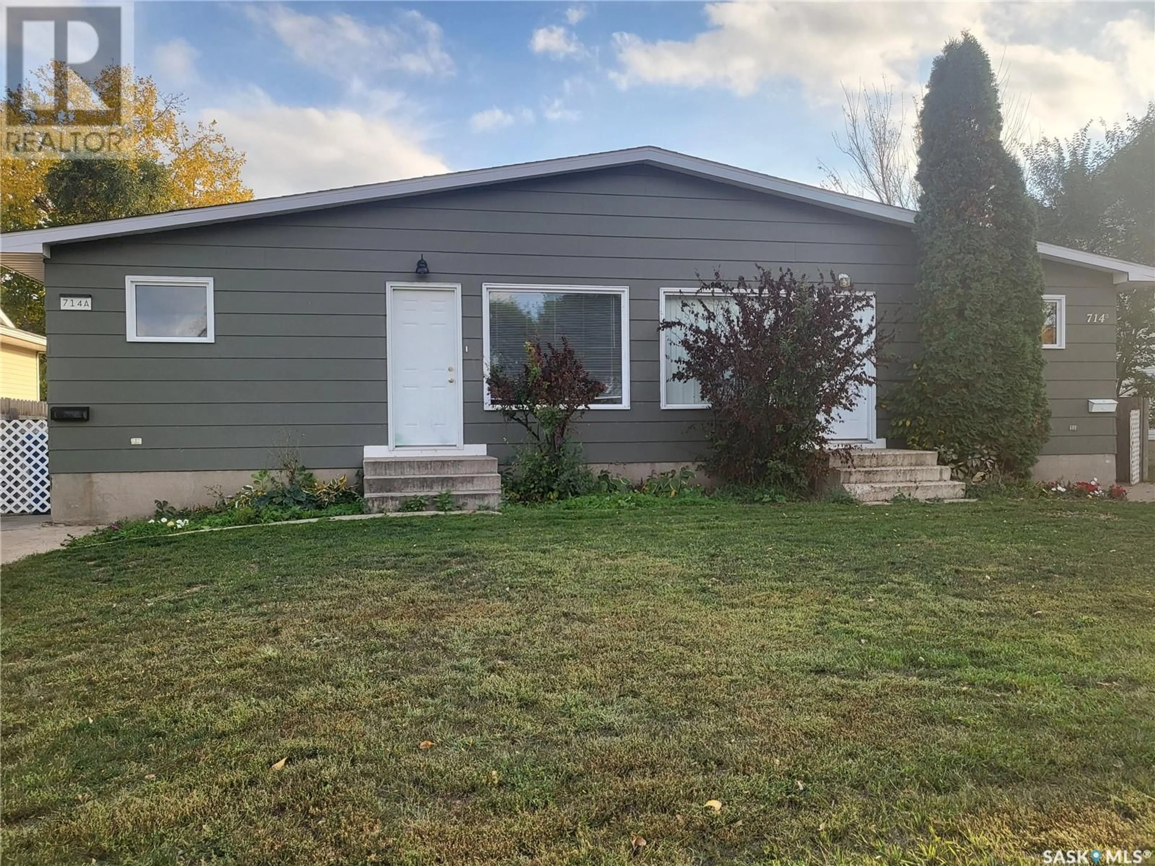 Home with vinyl exterior material, street for 714 EDWARD PLACE, Estevan Saskatchewan S4A1S4