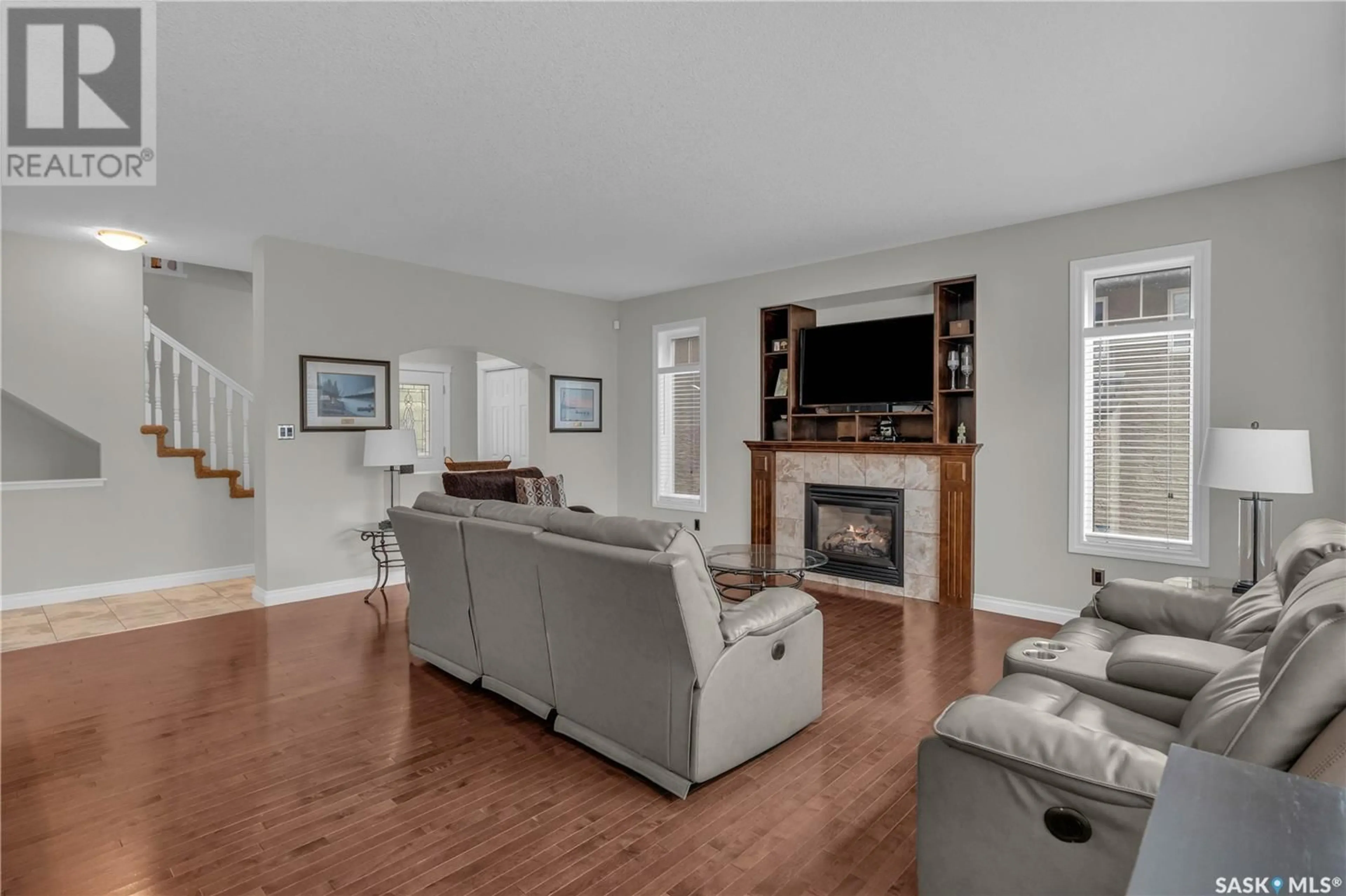 Living room with furniture, unknown for 4902 MAZINKE CRESCENT, Regina Saskatchewan S4X4X1