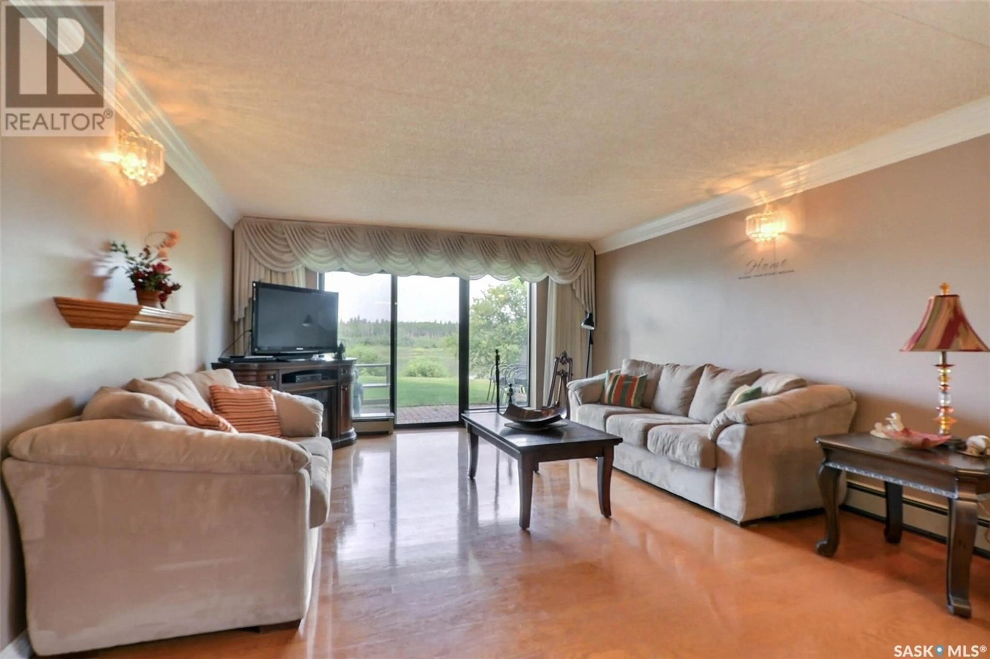 Living room with furniture, unknown for 1D - 516 RIVER STREET, Prince Albert Saskatchewan S6V0A6