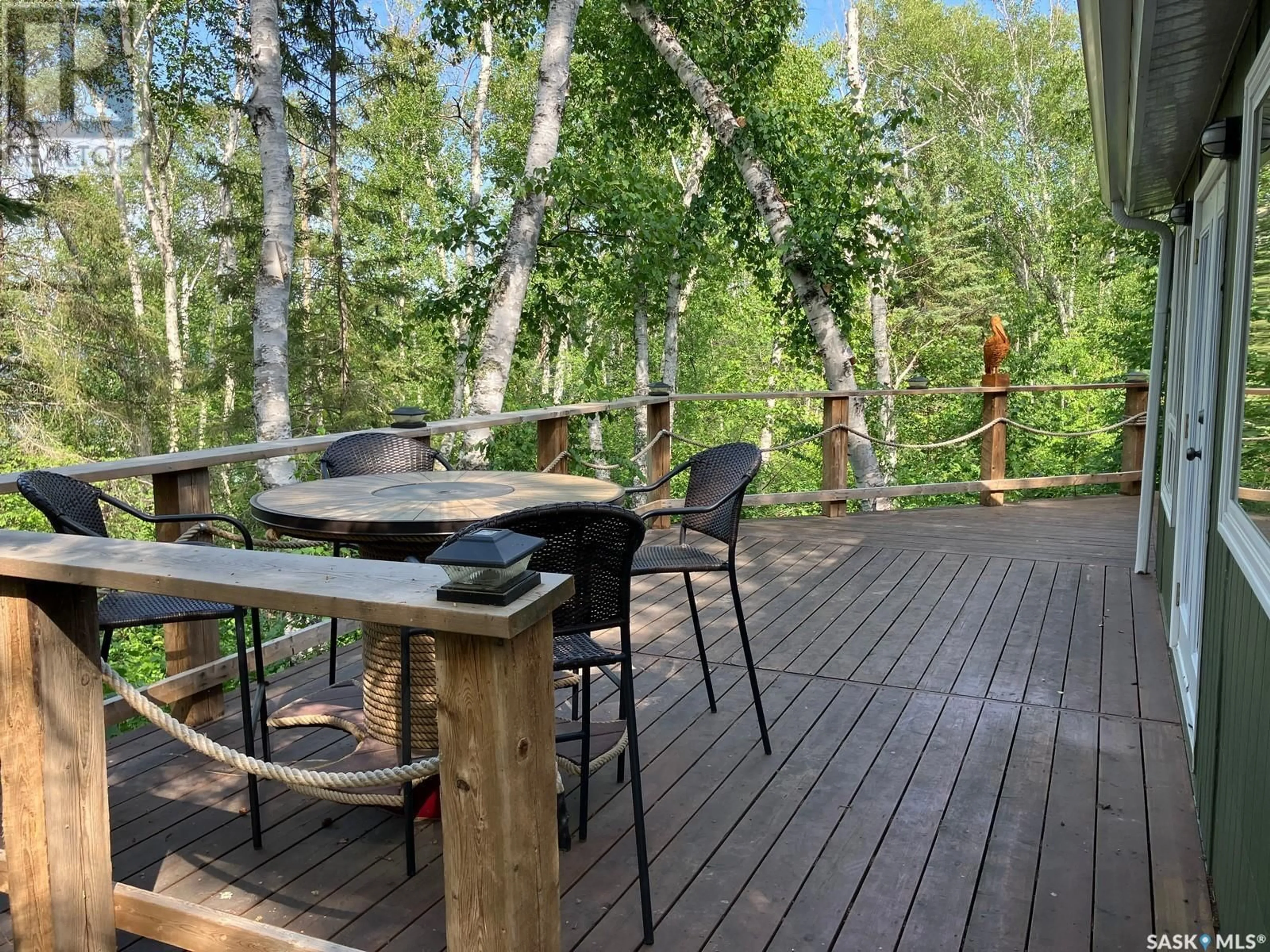 Patio, forest/trees view for 1 BIRCH PLACE, Nipawin Rm No. 487 Saskatchewan S0E1E0