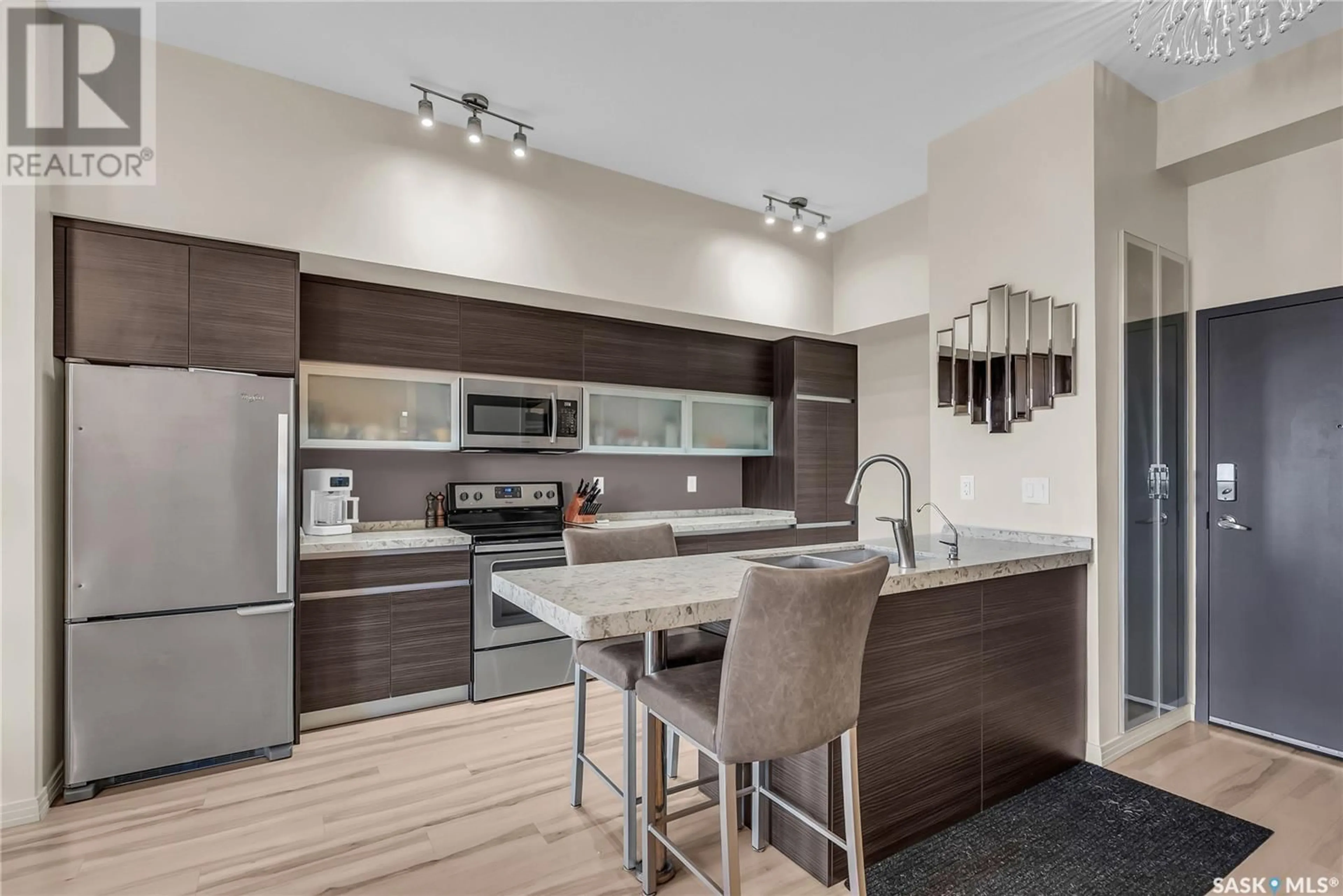 Open concept kitchen, unknown for 303 223 EVERGREEN SQUARE, Saskatoon Saskatchewan S7W0W2
