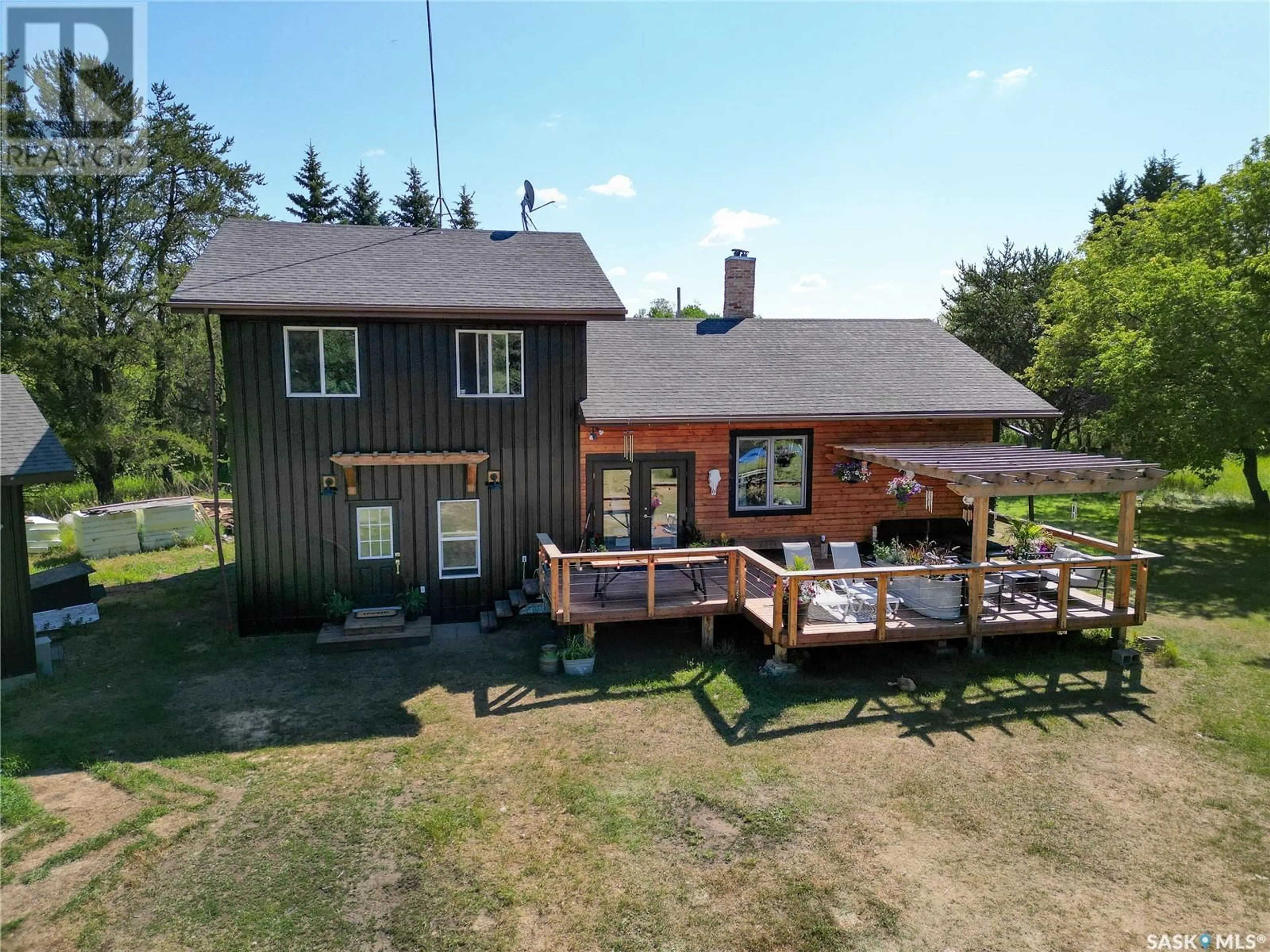 A pic from outside/outdoor area/front of a property/back of a property/a pic from drone, unknown for WILD SPIRIT ACREAGE, Shellbrook Rm No. 493 Saskatchewan S0J2E0