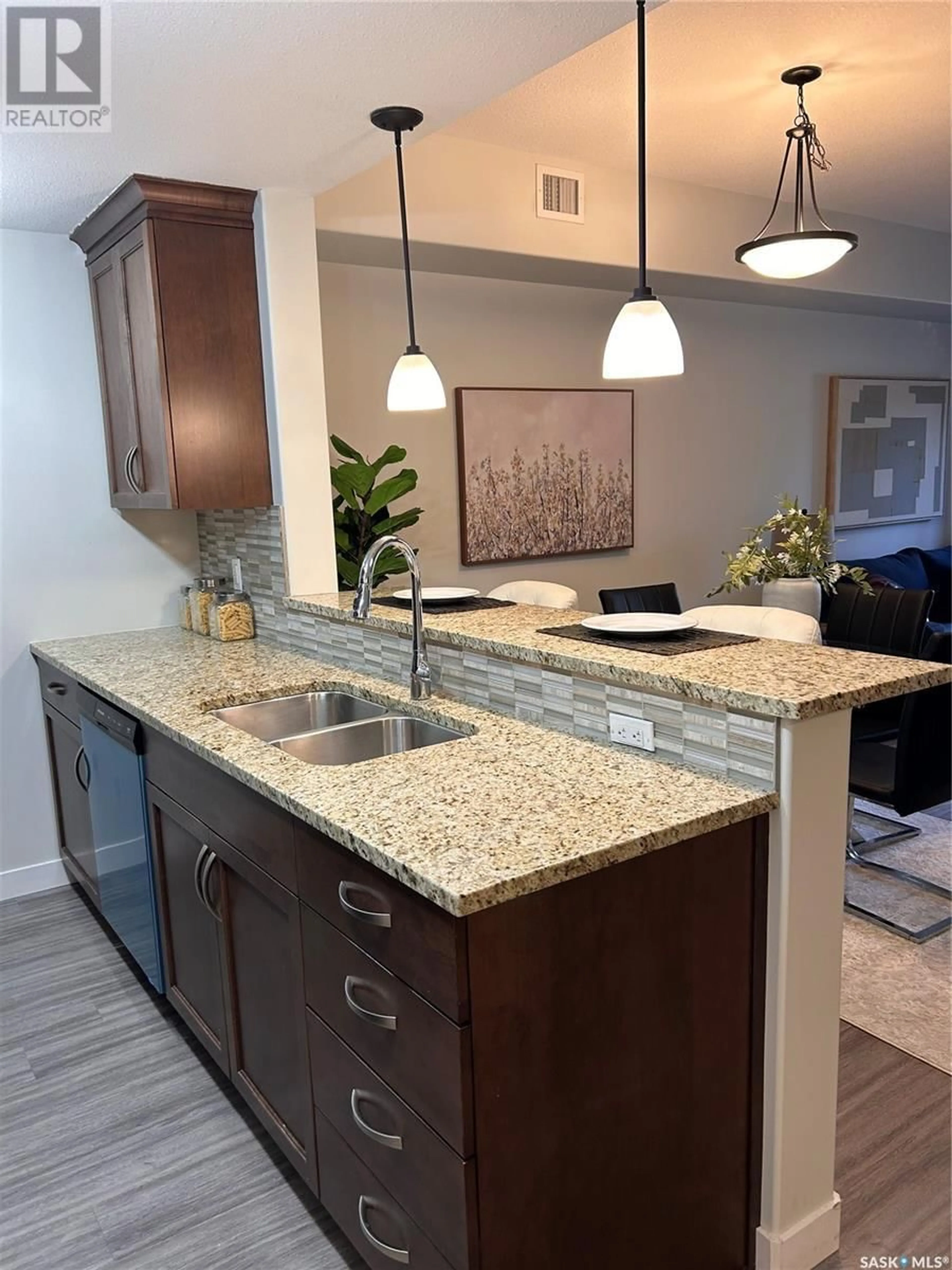 Open concept kitchen, unknown for 102 - 1220 BLACKFOOT DRIVE, Regina Saskatchewan S4S6T2