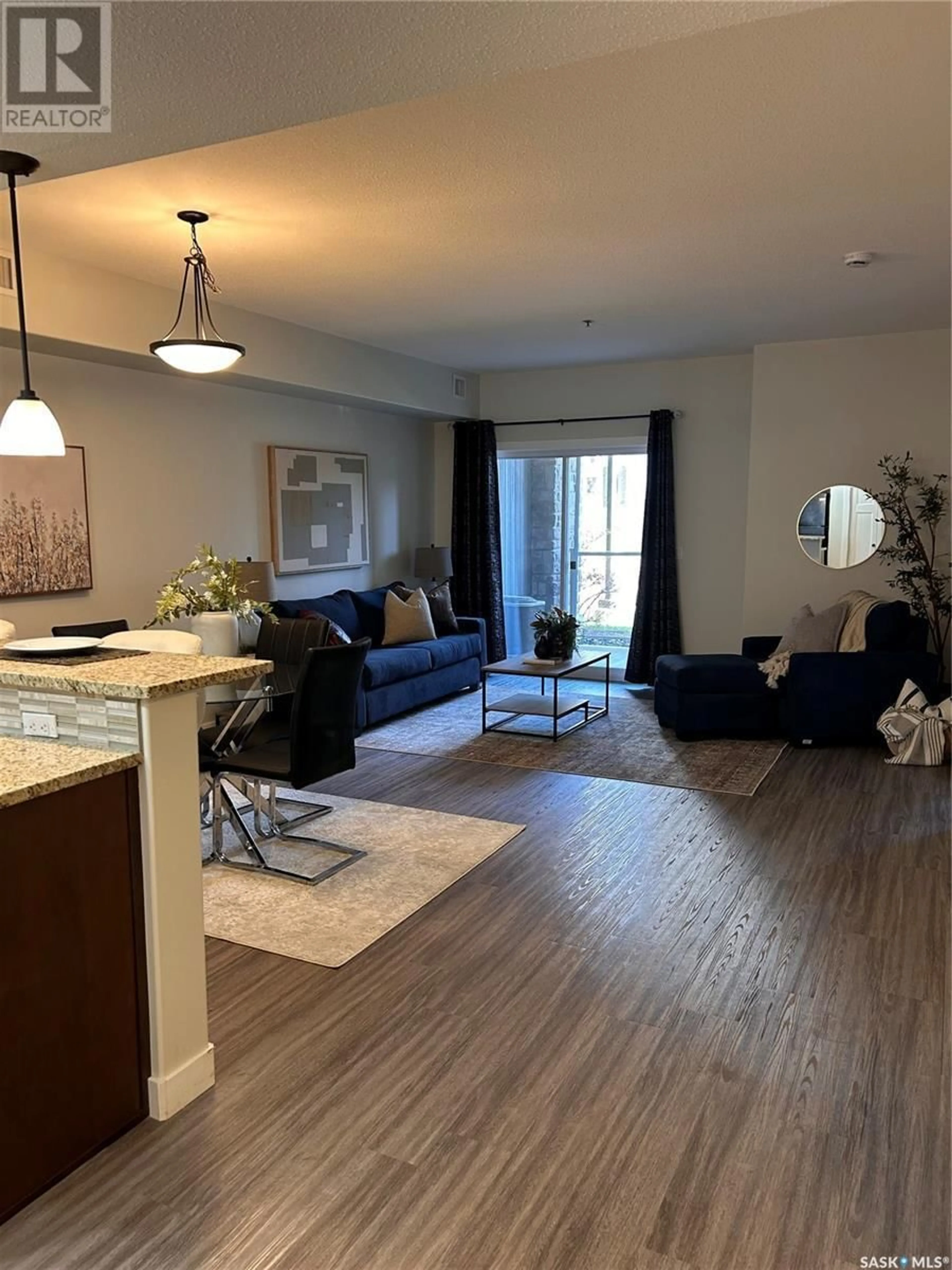 Living room with furniture, unknown for 102 - 1220 BLACKFOOT DRIVE, Regina Saskatchewan S4S6T2