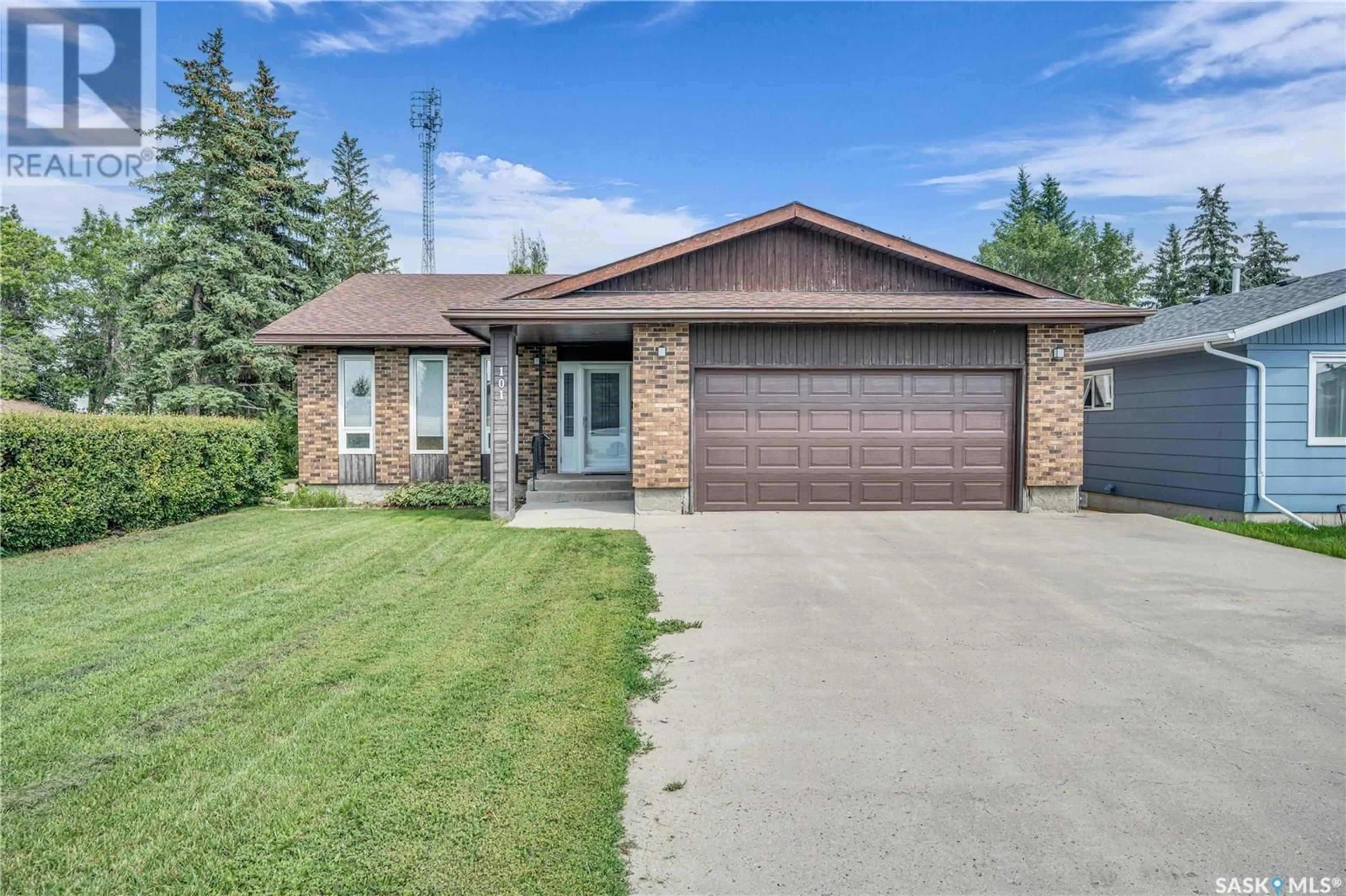 Home with brick exterior material, street for 101 HAWKES STREET, Balgonie Saskatchewan S0G0E0