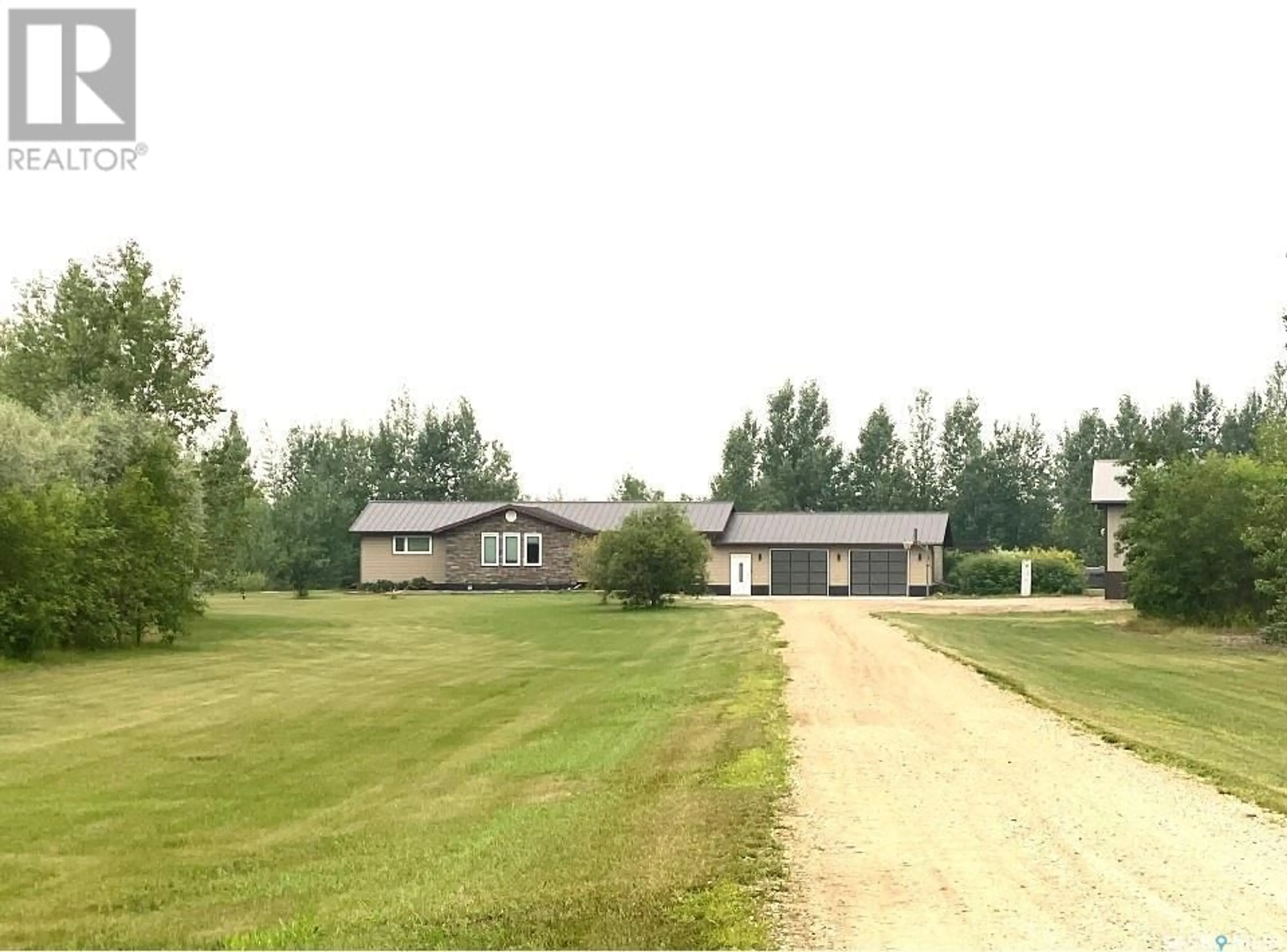 A pic from outside/outdoor area/front of a property/back of a property/a pic from drone, unknown for PRYCHAK ACREAGE, Orkney Rm No. 244 Saskatchewan S3N2W8