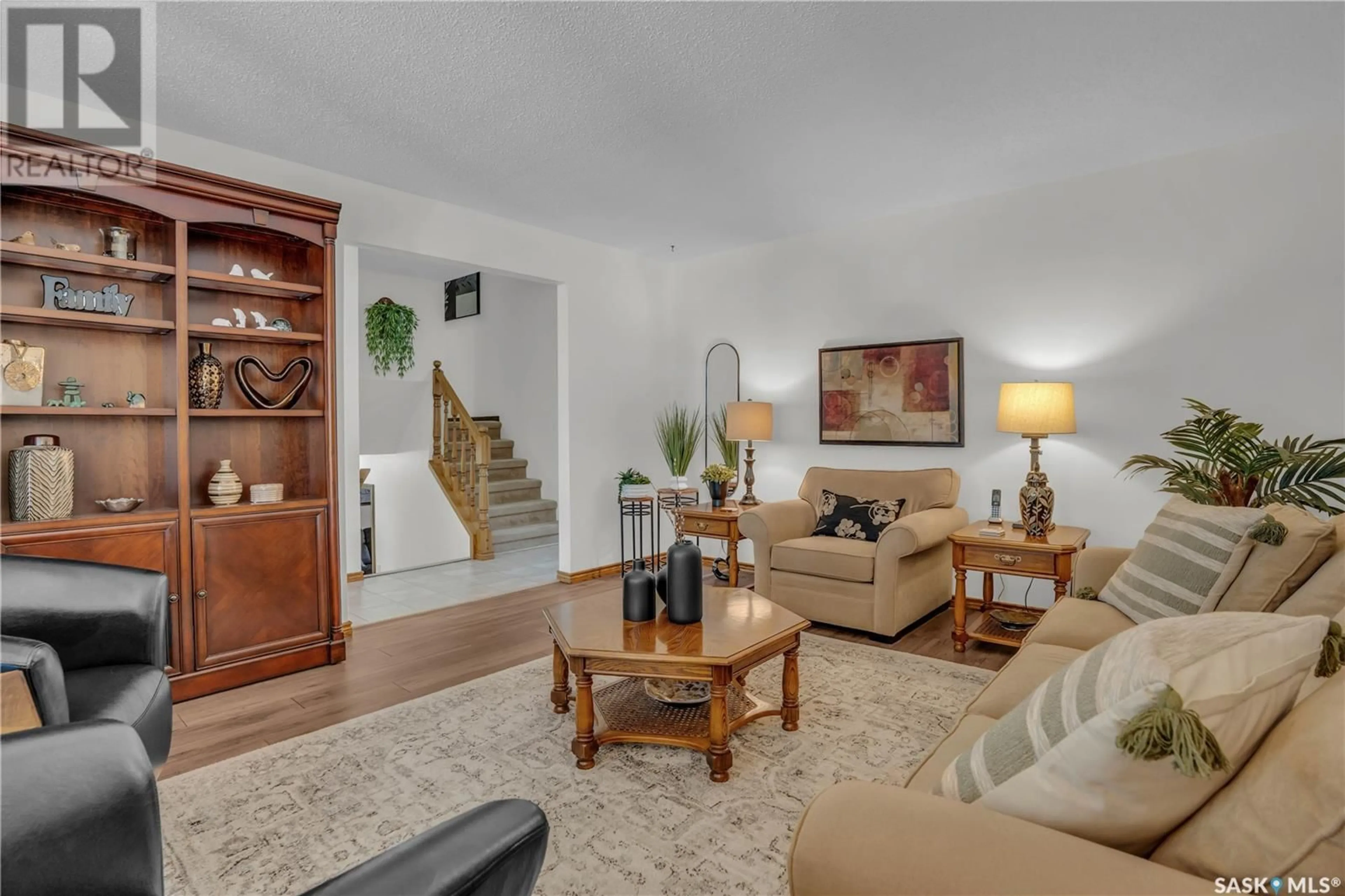 Living room with furniture, unknown for 18 CATHERWOOD CRESCENT, Regina Saskatchewan S4R7A7