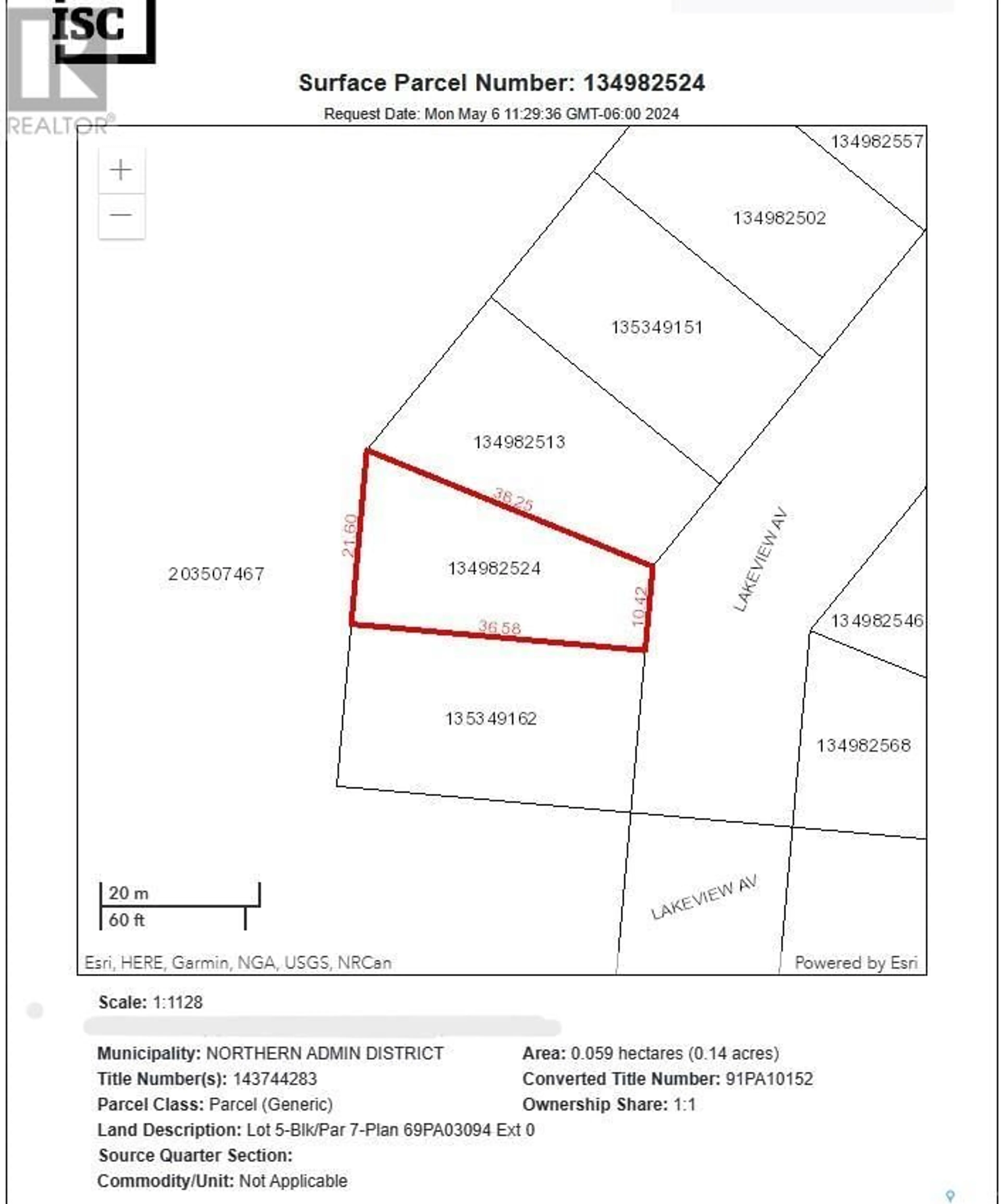 Floor plan for 507 LAKEVIEW AVENUE, Northern Admin District Saskatchewan S0J1L0