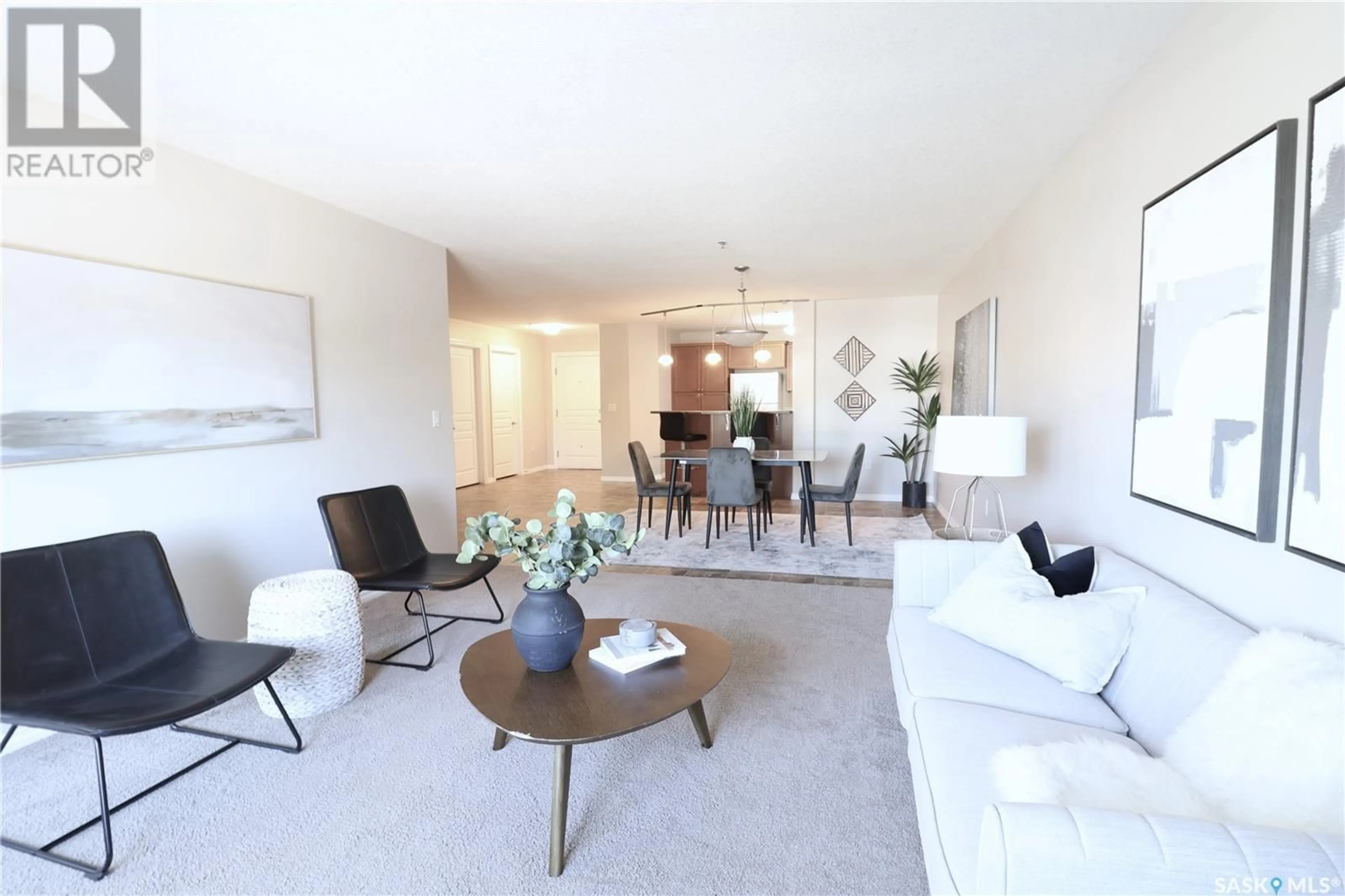 Living room with furniture, unknown for 103 - 6345 ROCHDALE BOULEVARD, Regina Saskatchewan S4X2R1