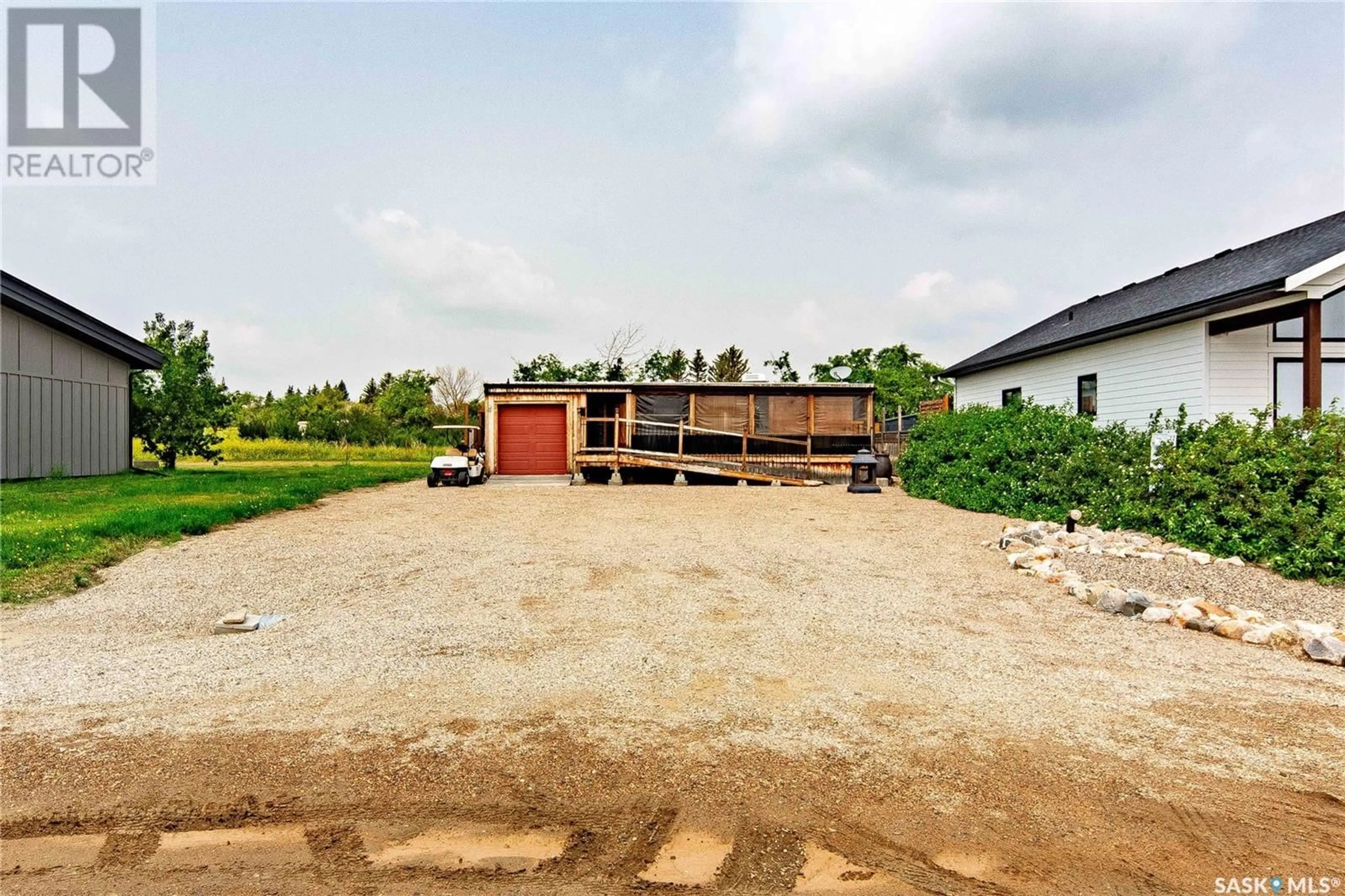 A pic from outside/outdoor area/front of a property/back of a property/a pic from drone, building for 22 SANDY ROAD, Coteau Rm No. 255 Saskatchewan S0L2E0