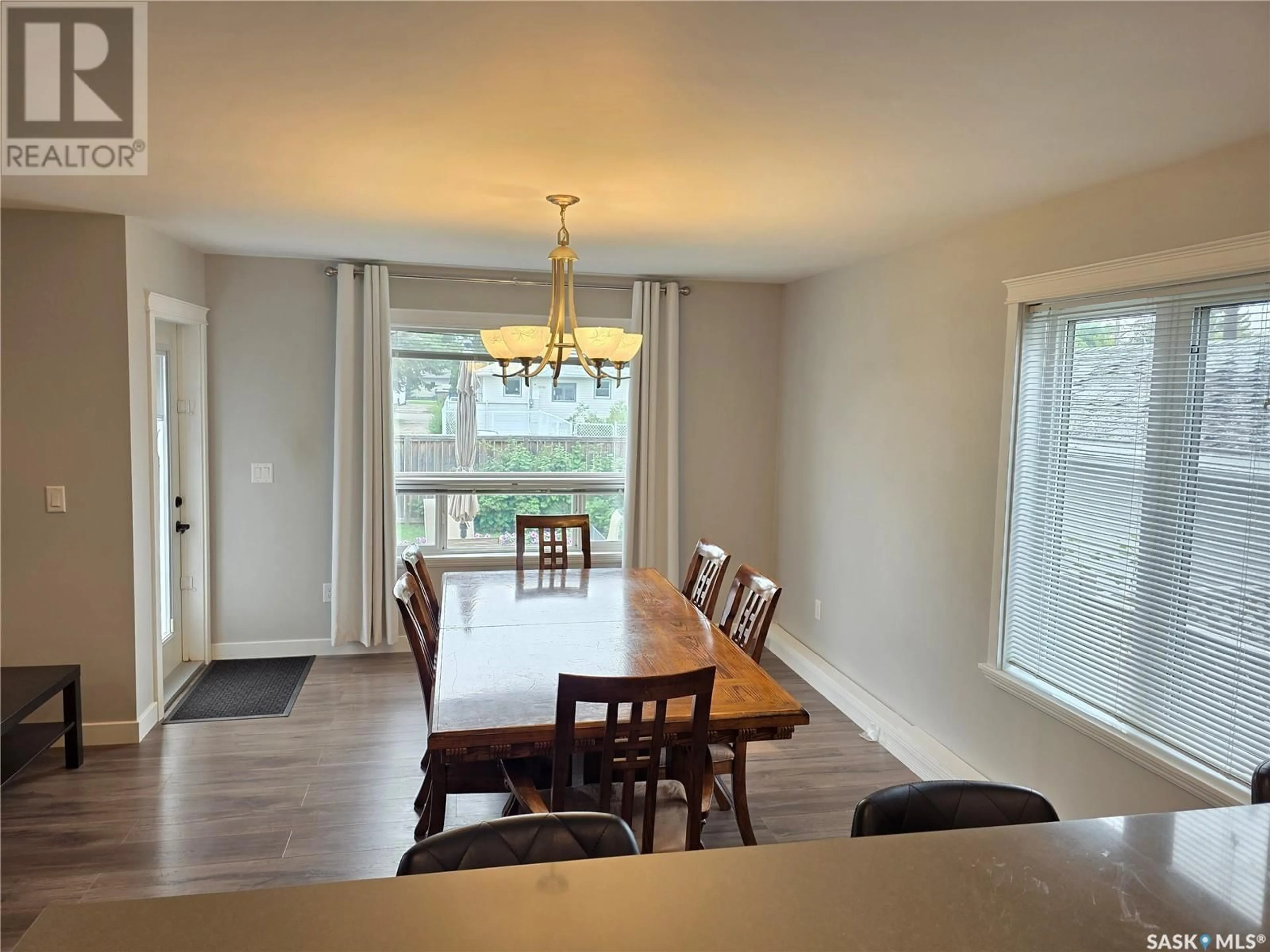 Dining room, wood/laminate floor for 328 MCTAVISH STREET, Outlook Saskatchewan S0L2N0