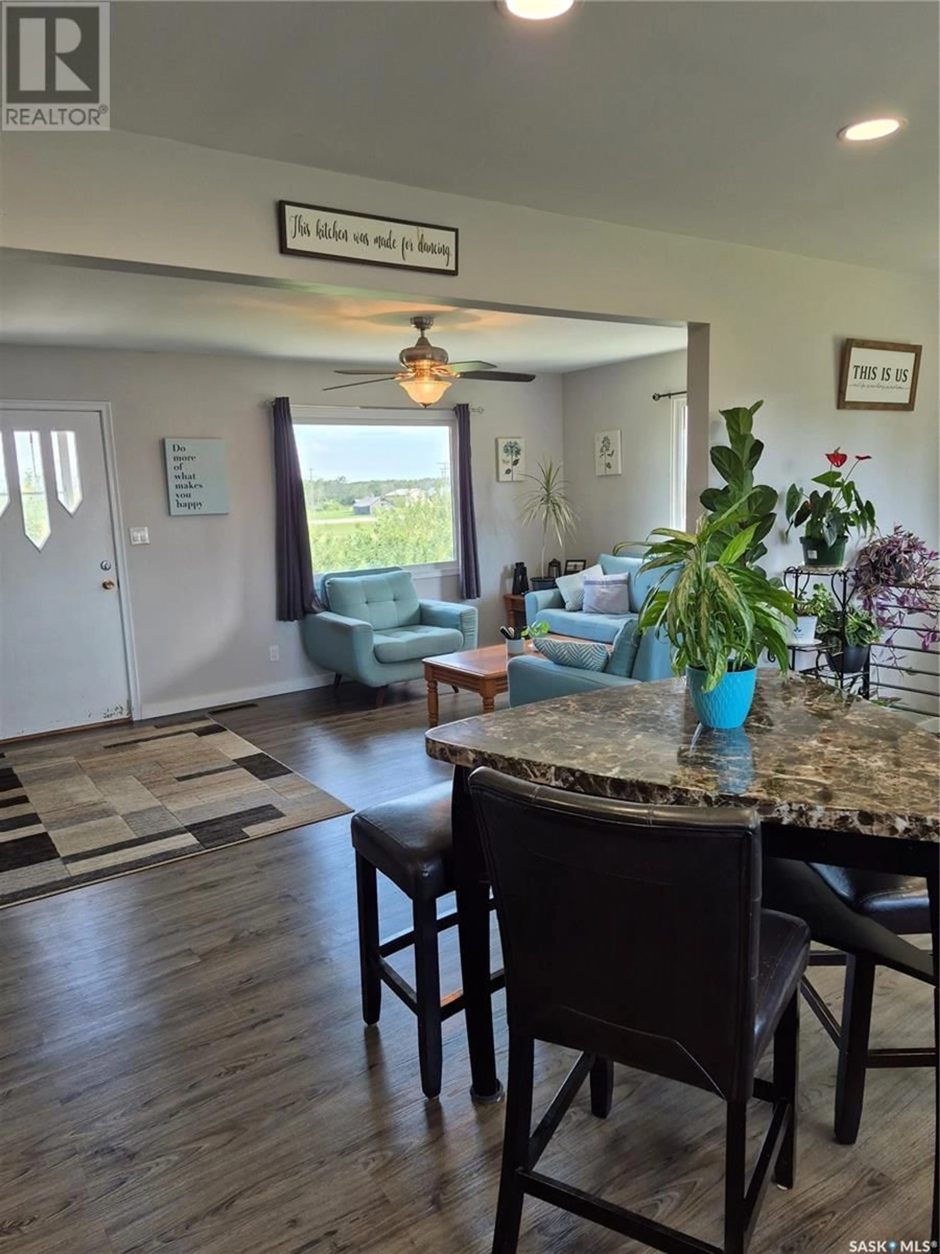 Living room with furniture, unknown for 111 RAILWAY AVENUE, Hafford Saskatchewan S0J1A0