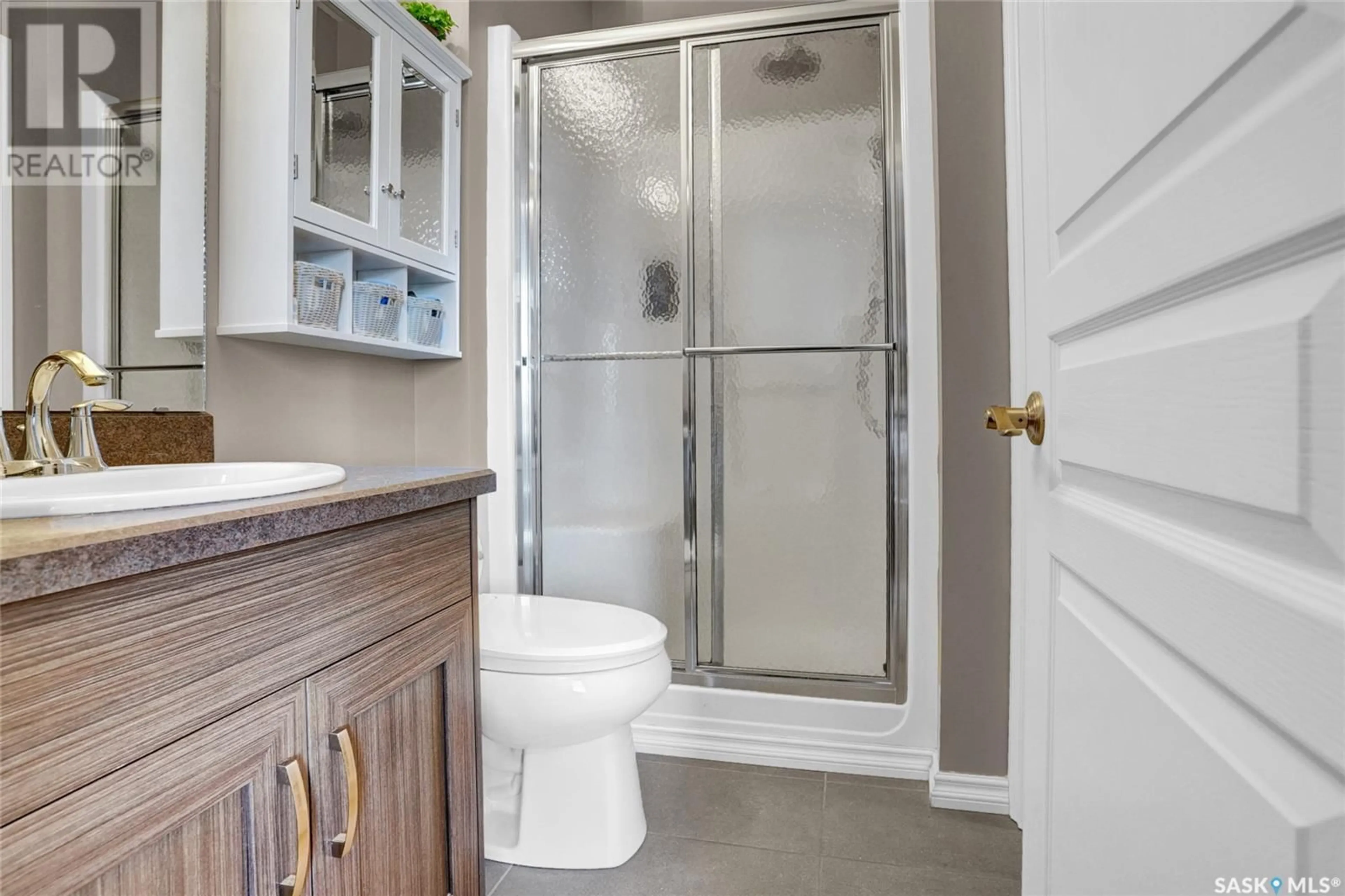 Standard bathroom, ceramic/tile floor for 303 - 1715 BADHAM BOULEVARD, Regina Saskatchewan S4P0L9