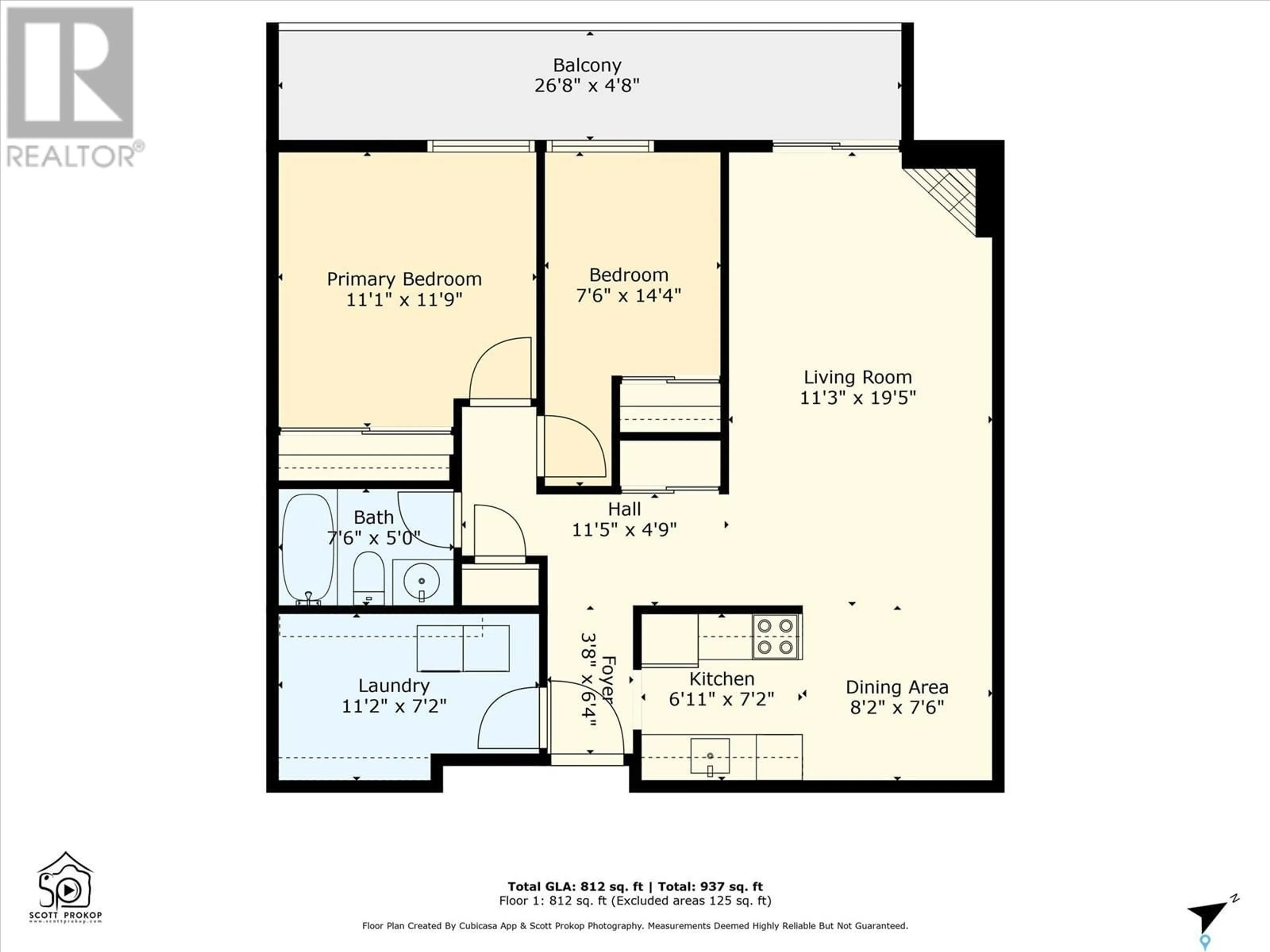 Floor plan for 310 - 126 STILLWATER DRIVE, Saskatoon Saskatchewan S7J4H7