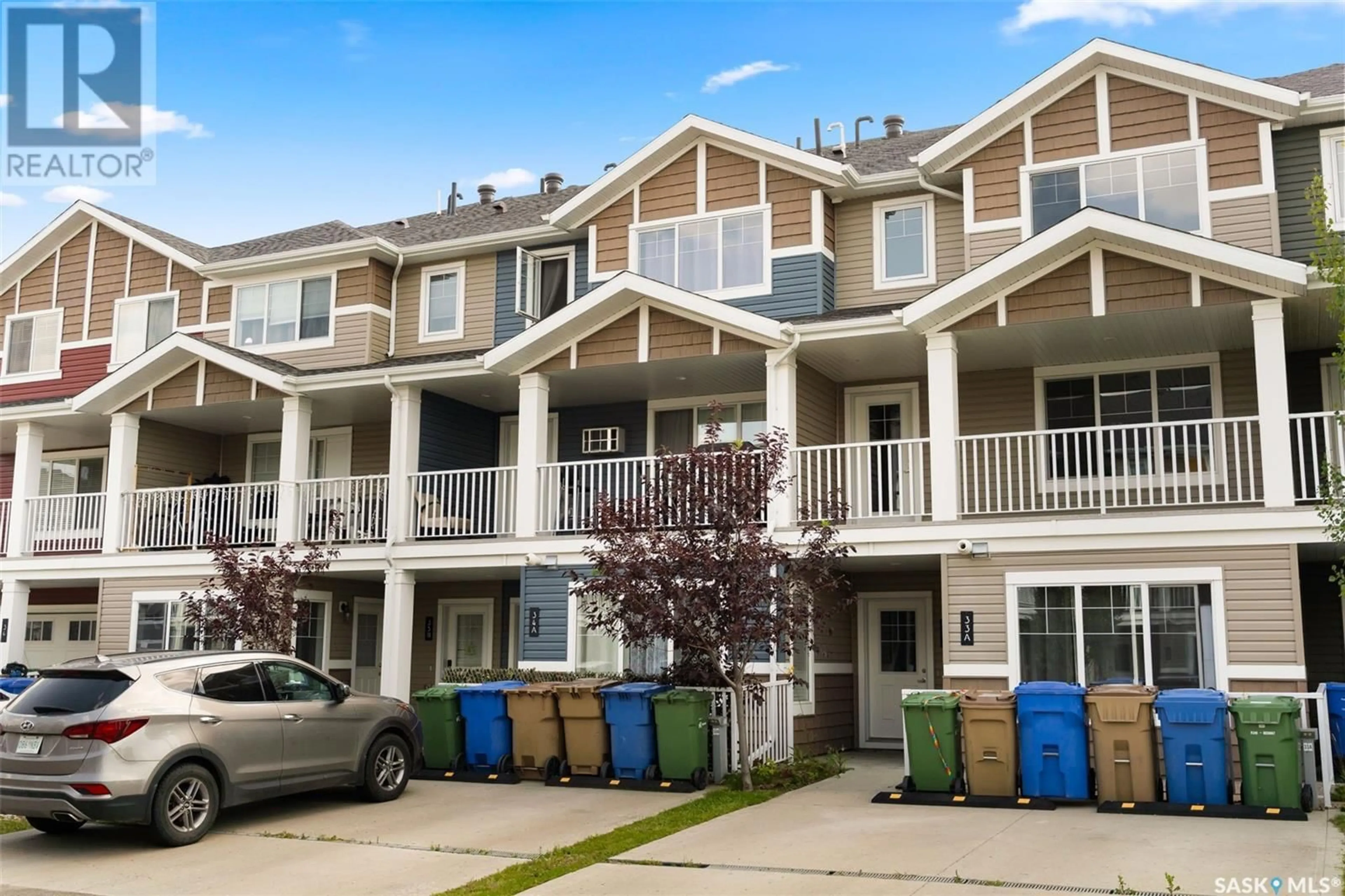 Home with vinyl exterior material, street for 34B - 4533 DELHAYE WAY, Regina Saskatchewan S4W0M2