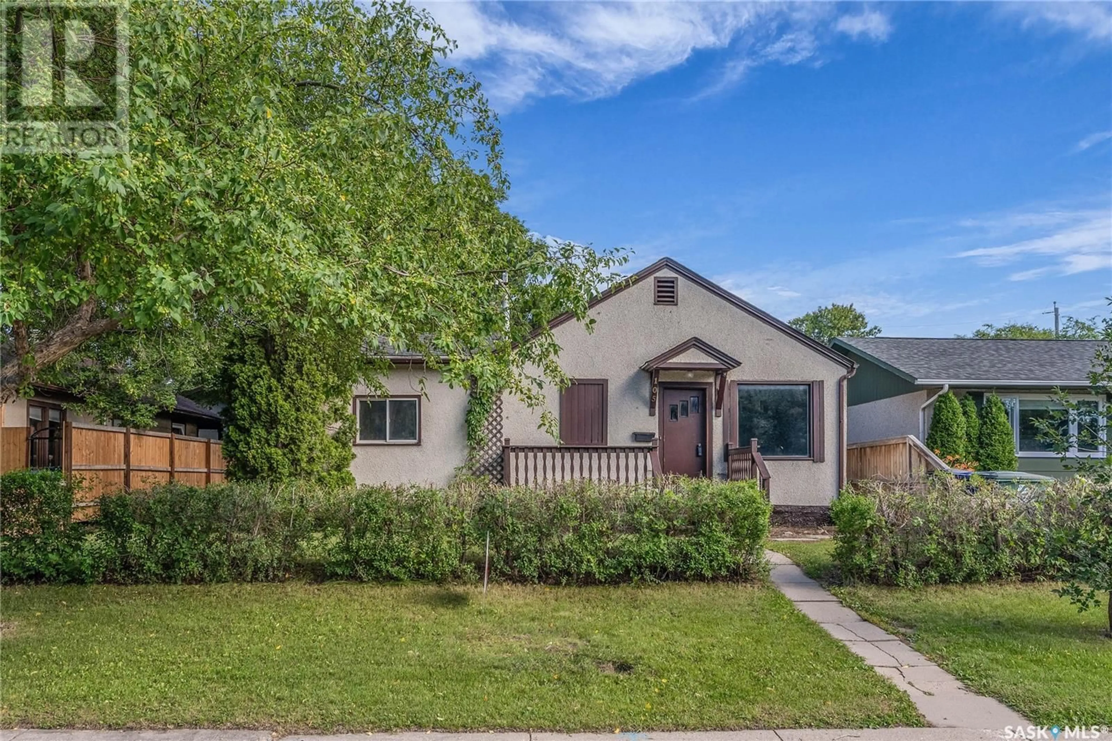 Home with brick exterior material, street for 105 DUNLOP STREET, Saskatoon Saskatchewan S7N2B6