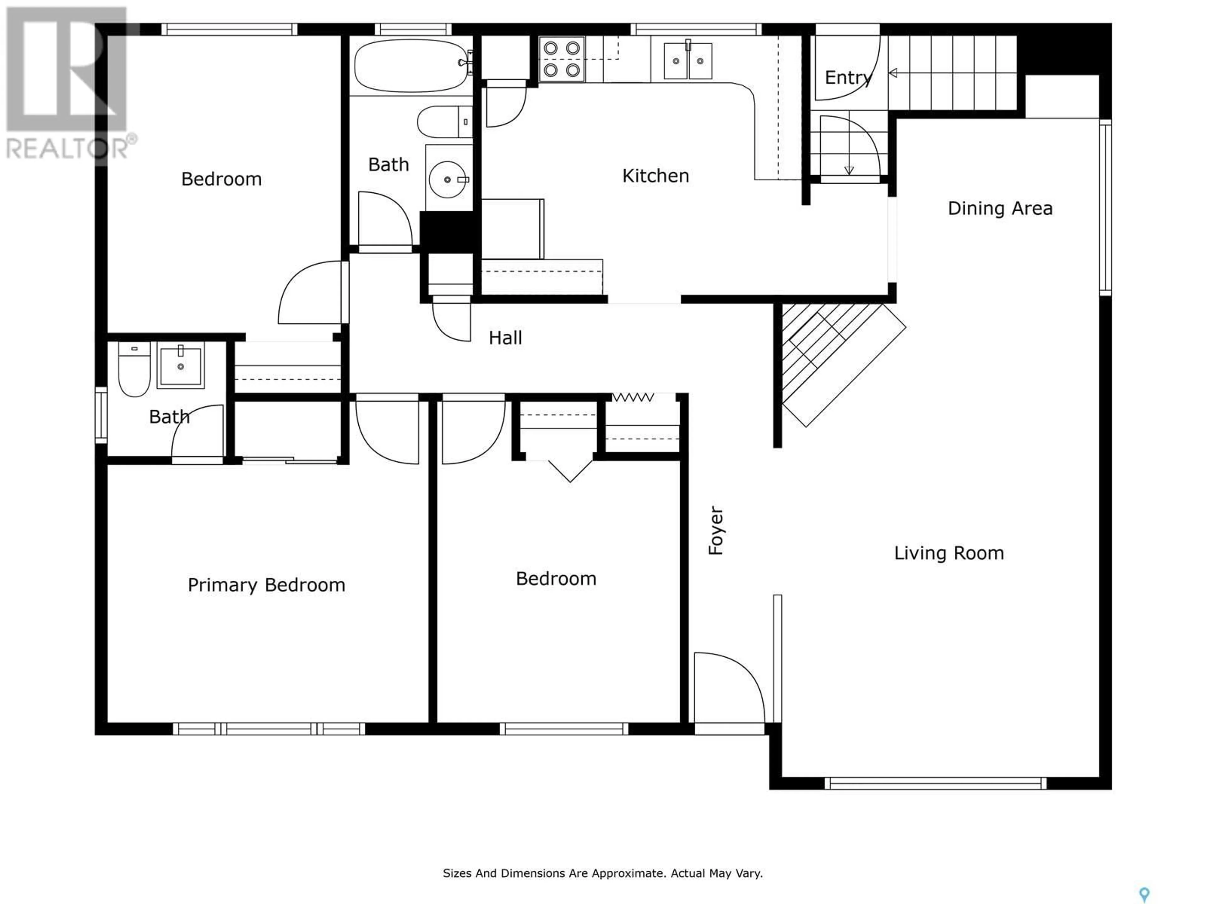 Floor plan for 33 LAKE STREET, Regina Saskatchewan S4S4A7