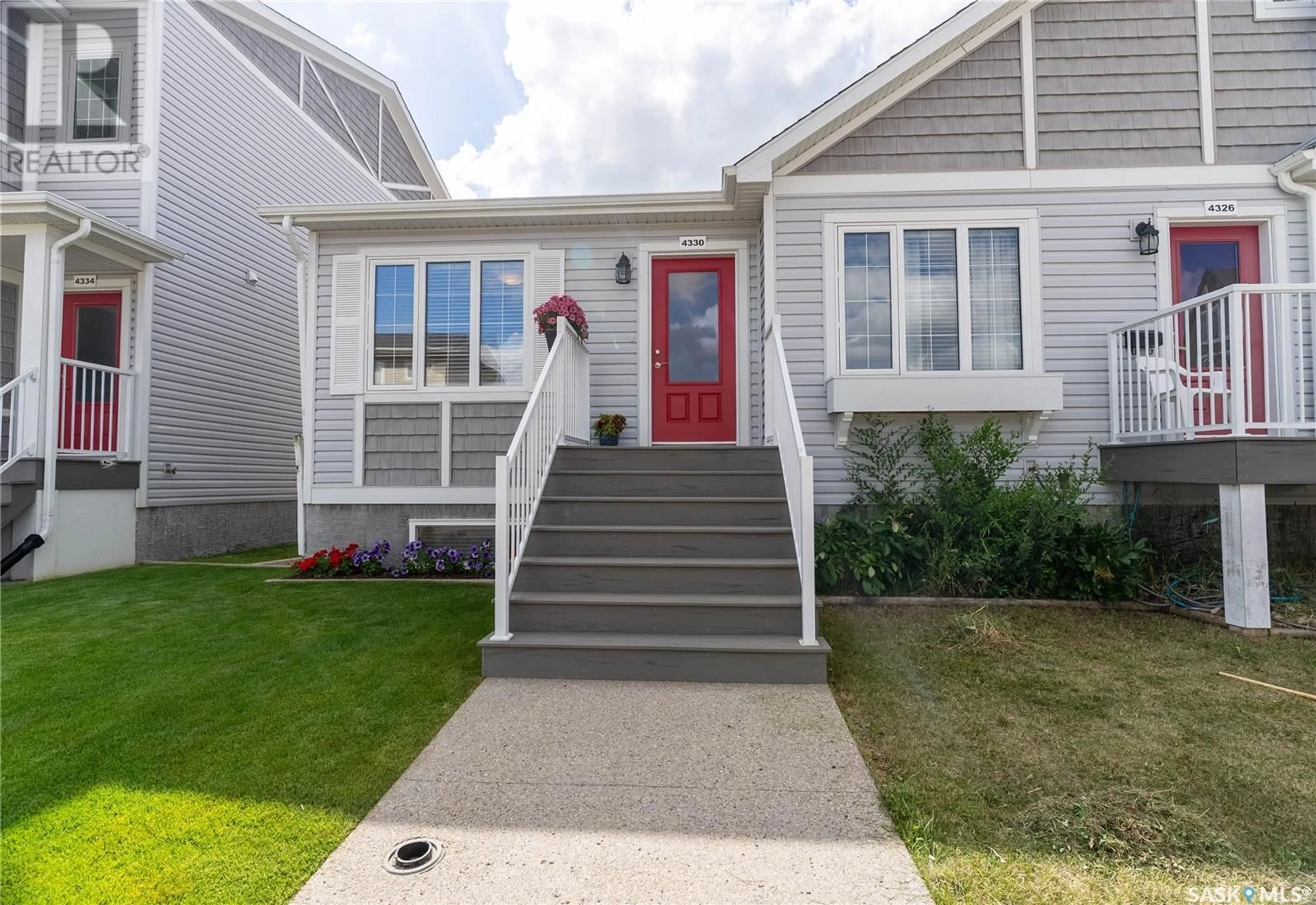Home with vinyl exterior material, street for 4330 SHAFFER STREET, Regina Saskatchewan S4W0L4