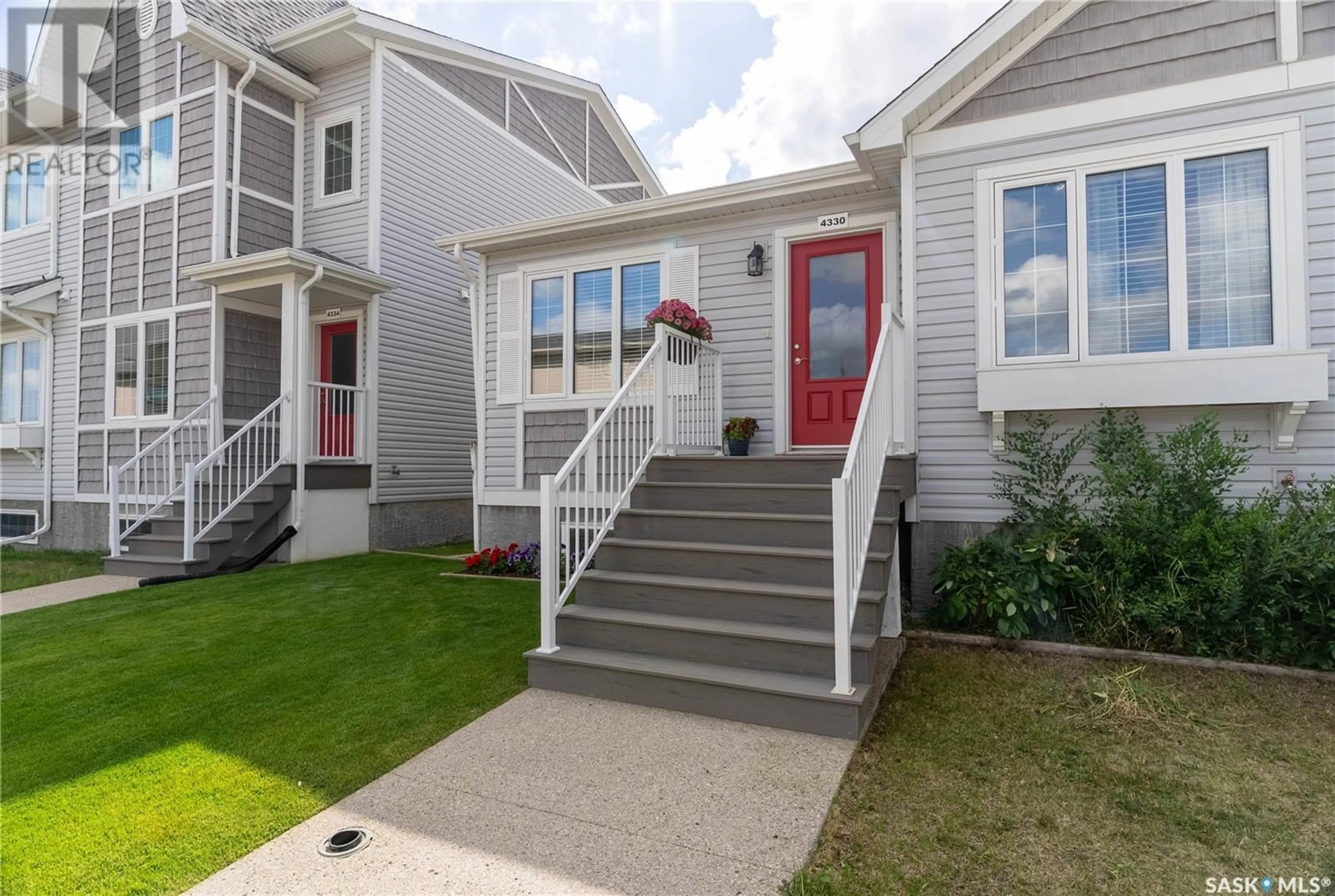 Home with vinyl exterior material, street for 4330 SHAFFER STREET, Regina Saskatchewan S4W0L4
