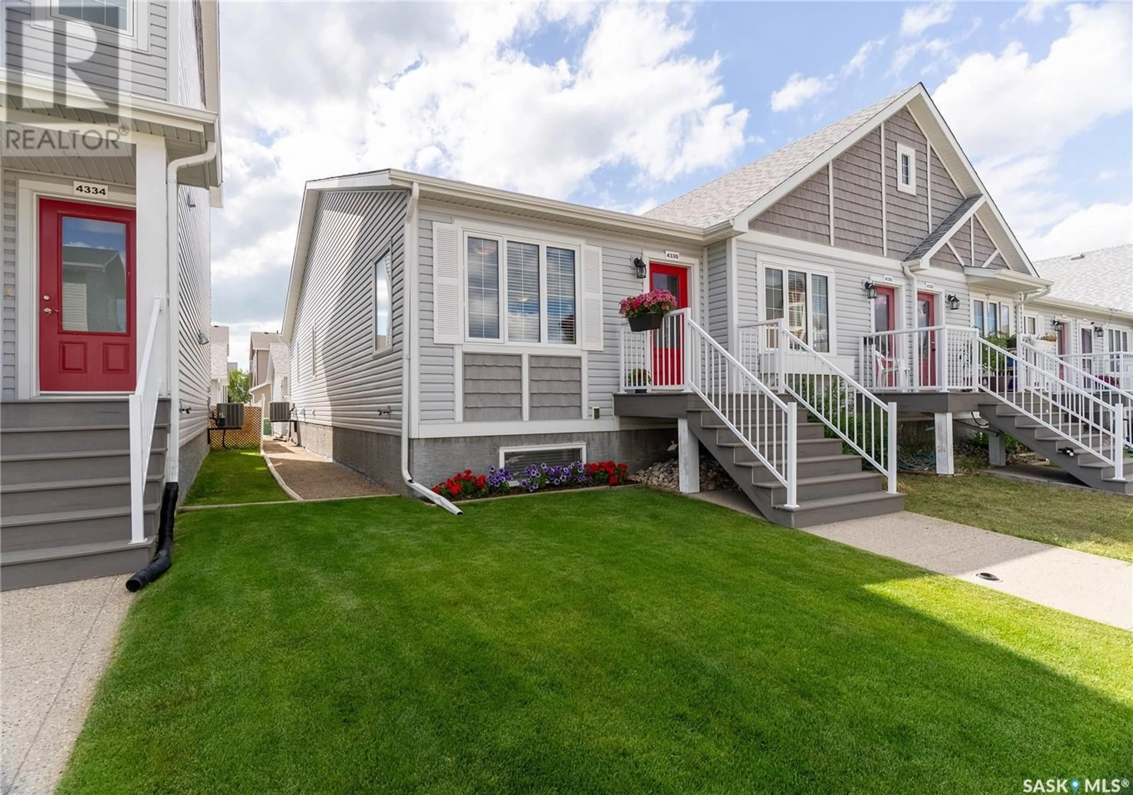 Home with vinyl exterior material, street for 4330 SHAFFER STREET, Regina Saskatchewan S4W0L4